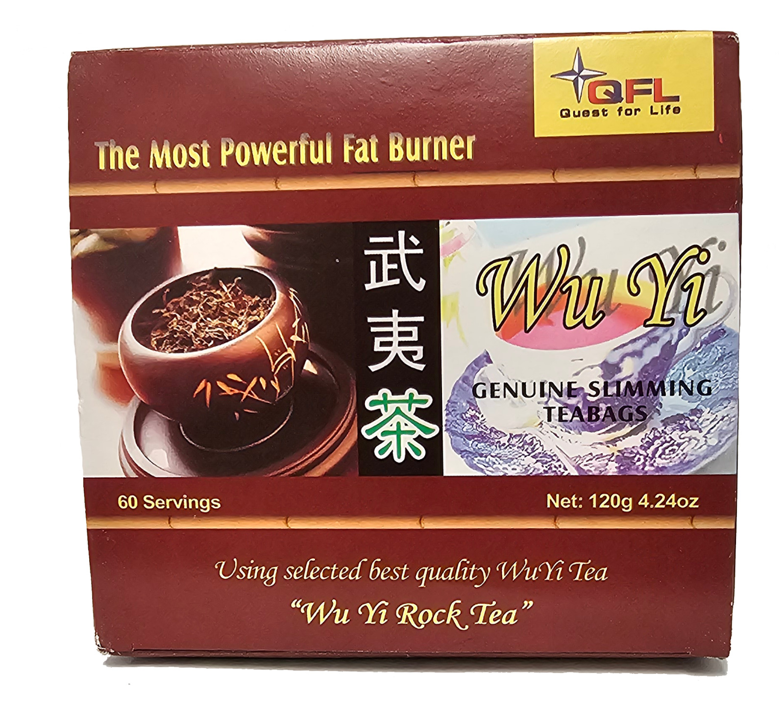QFL Wu Yi Premium Chinese Slimming Tea: Highly concentrated All Natural T... New