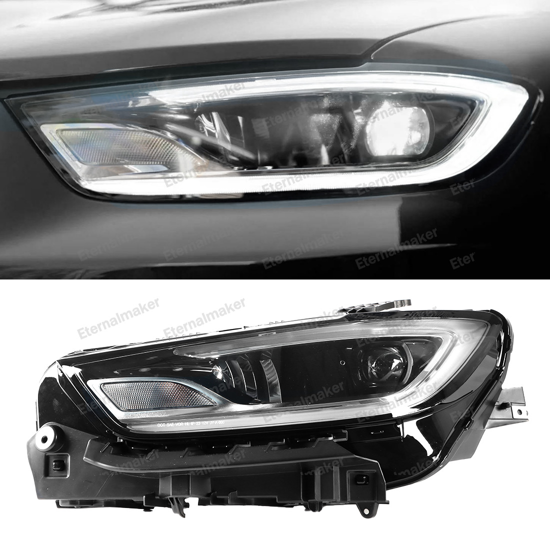 For Chrysler Pacifica 2021 2022 2023 LED Headlight Front Driver Left Headlamp