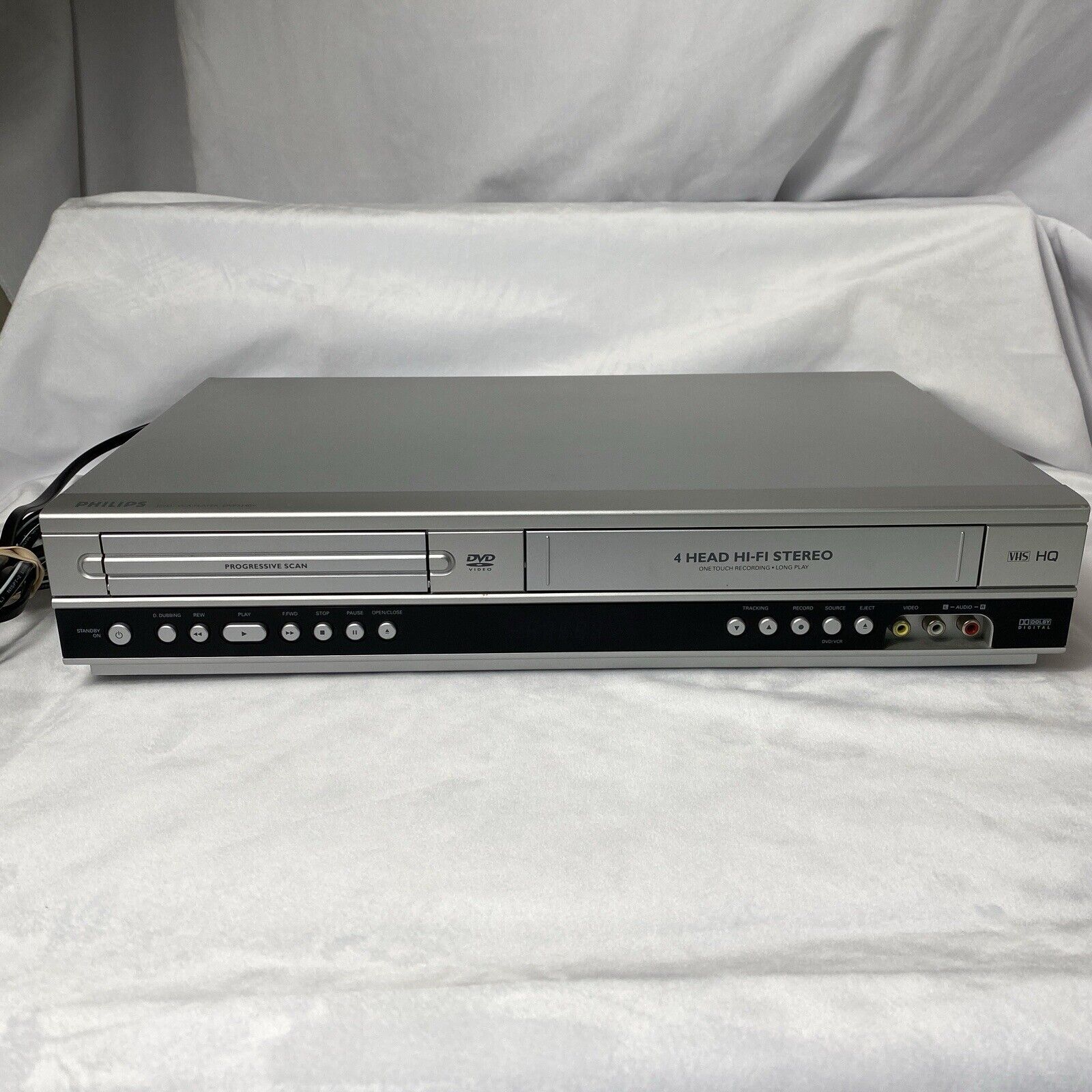 Philips DVP3340V/17 DVD VCR VHS Combo Player Recorder Tested Working NO REMOTE