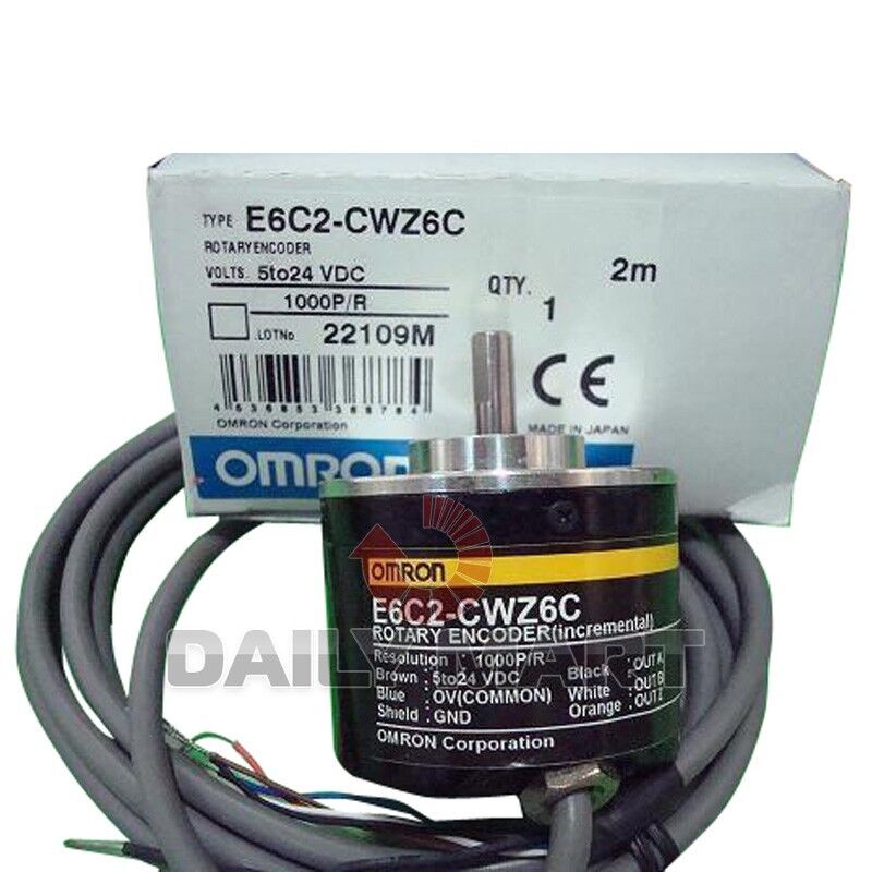 Omron E6C2-CWZ6C 1000P/R E6C2CWZ6C Rotary Encoder New in Box NIB 