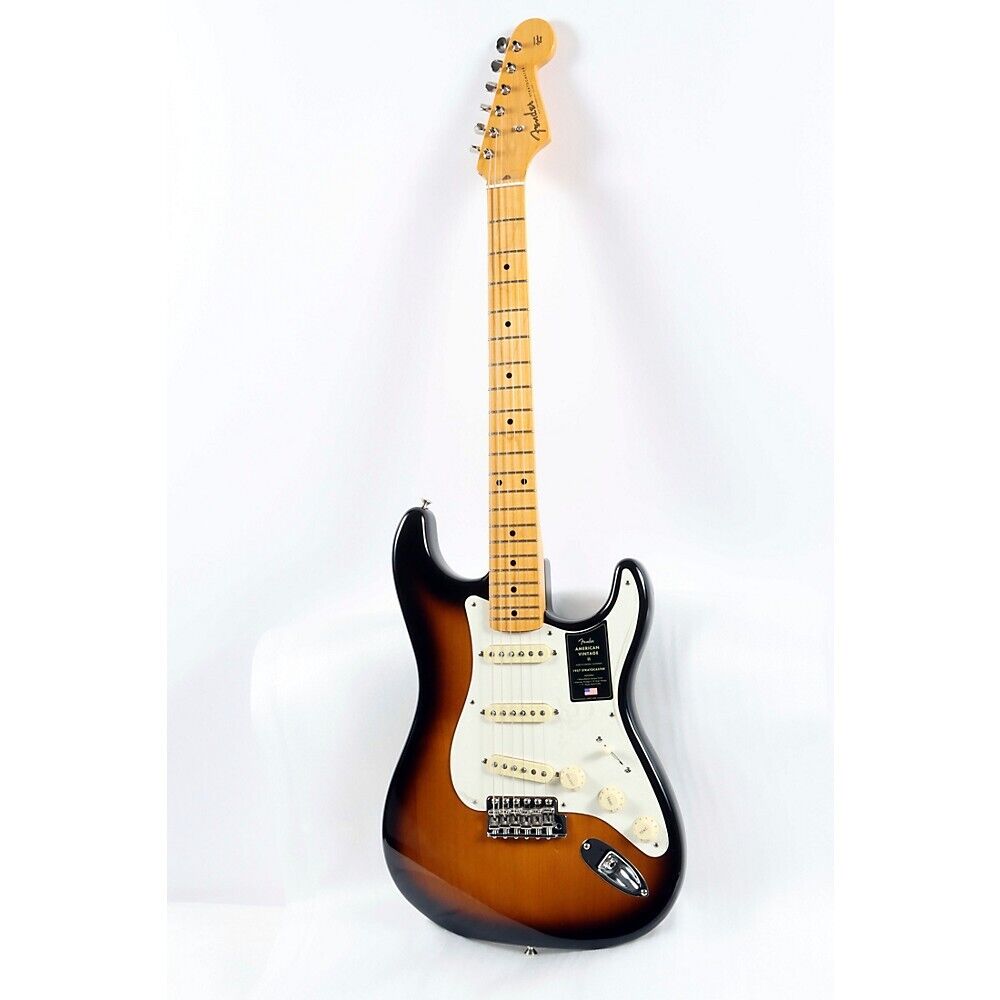 Fender American Vintage II 1957 Stratocaster Guitar Sunburst 197881055943 OB