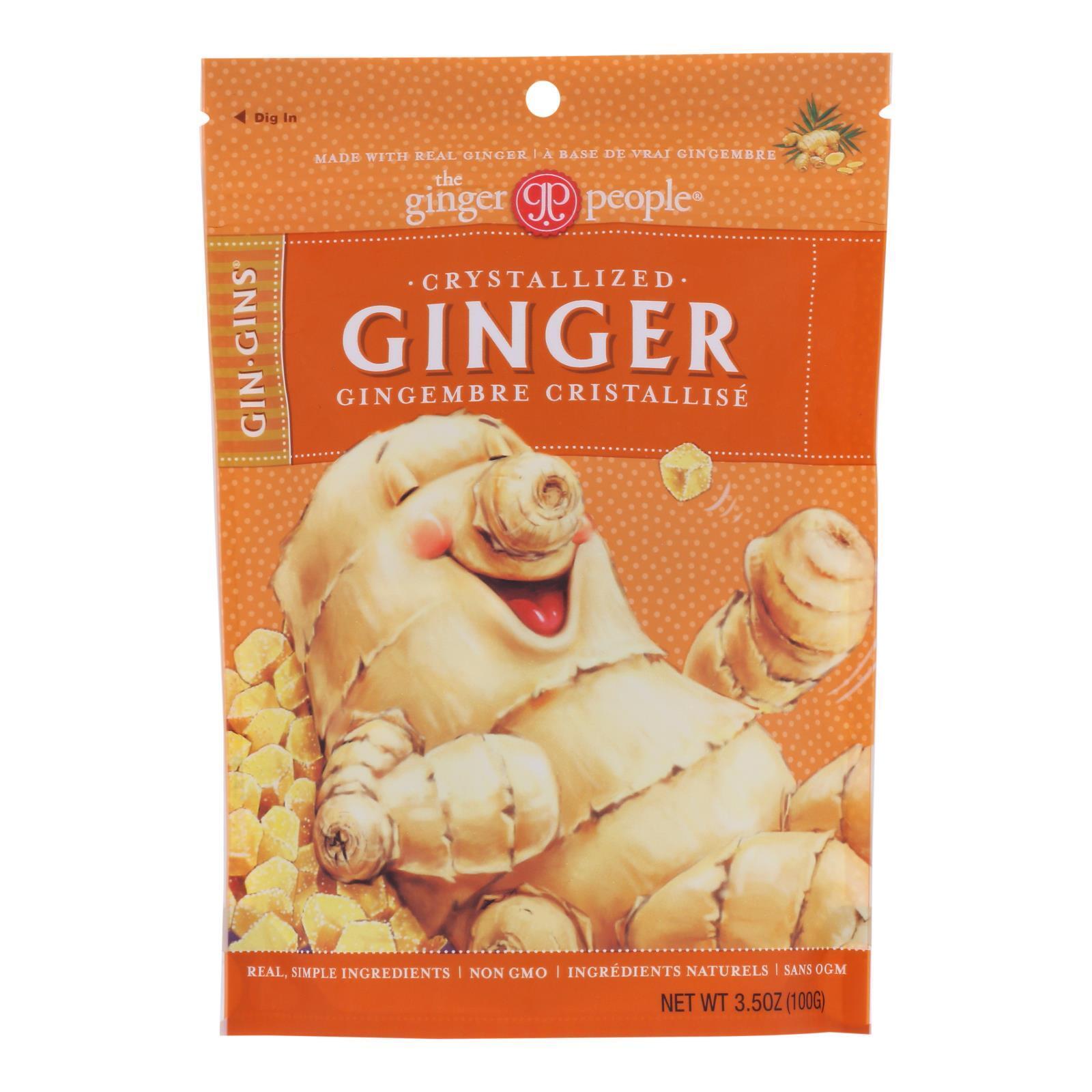 Ginger People Crystallized Ginger Case Of 12 3.5 Oz