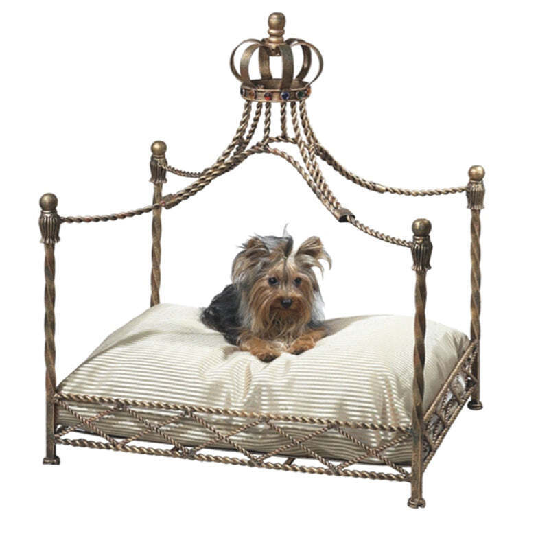 Delamere Design Antique Gold Dog Bed