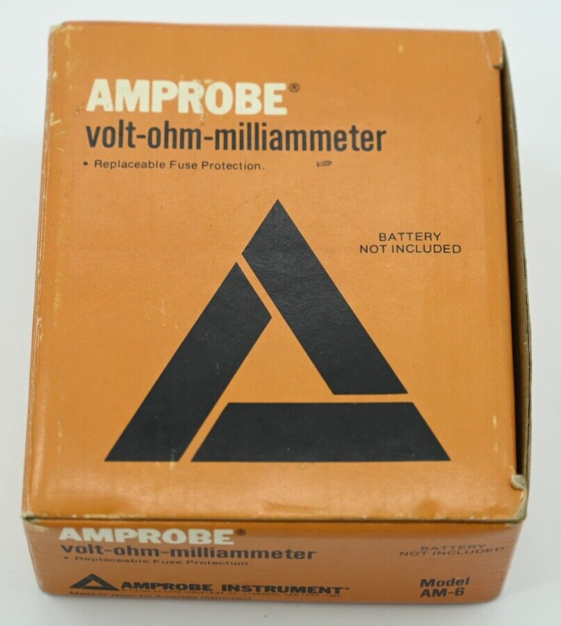 Vintage Amprobe Instrument Multimeter Model AM-6 NEW in Box