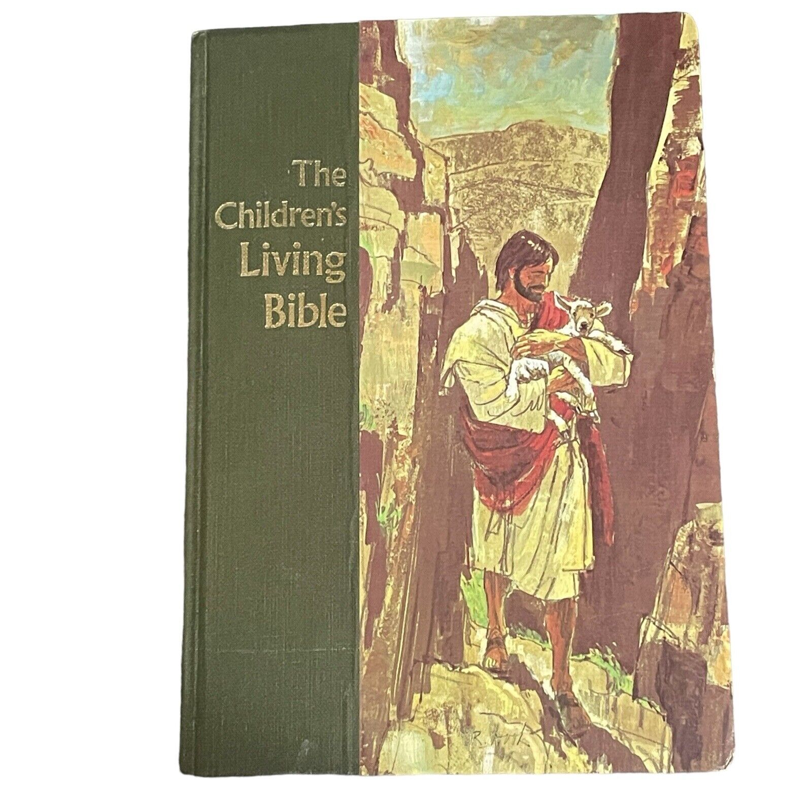 The Children\'s Living Bible Paraphrased VTG 1973 Fourth Print Hardcover Tyndale