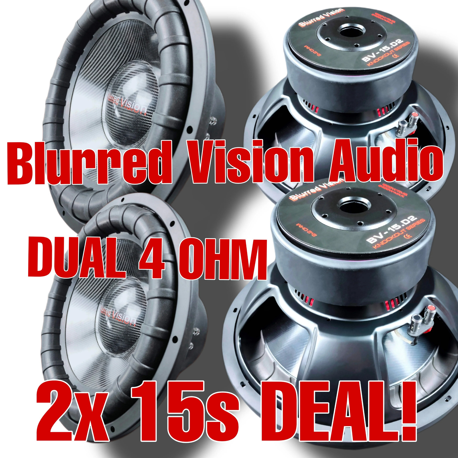 2*Blurred Vision Audio 2x 15s COMBO PACK Knockout Sereis D4 Bundle Pack