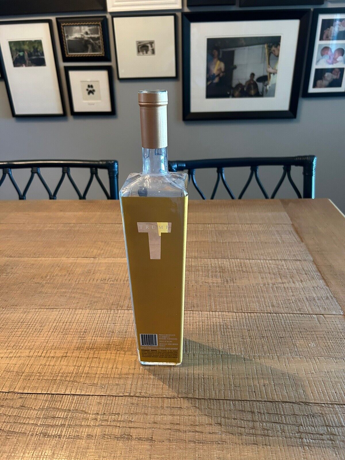 Rare Collectible Trump Vodka Bottle 750ml