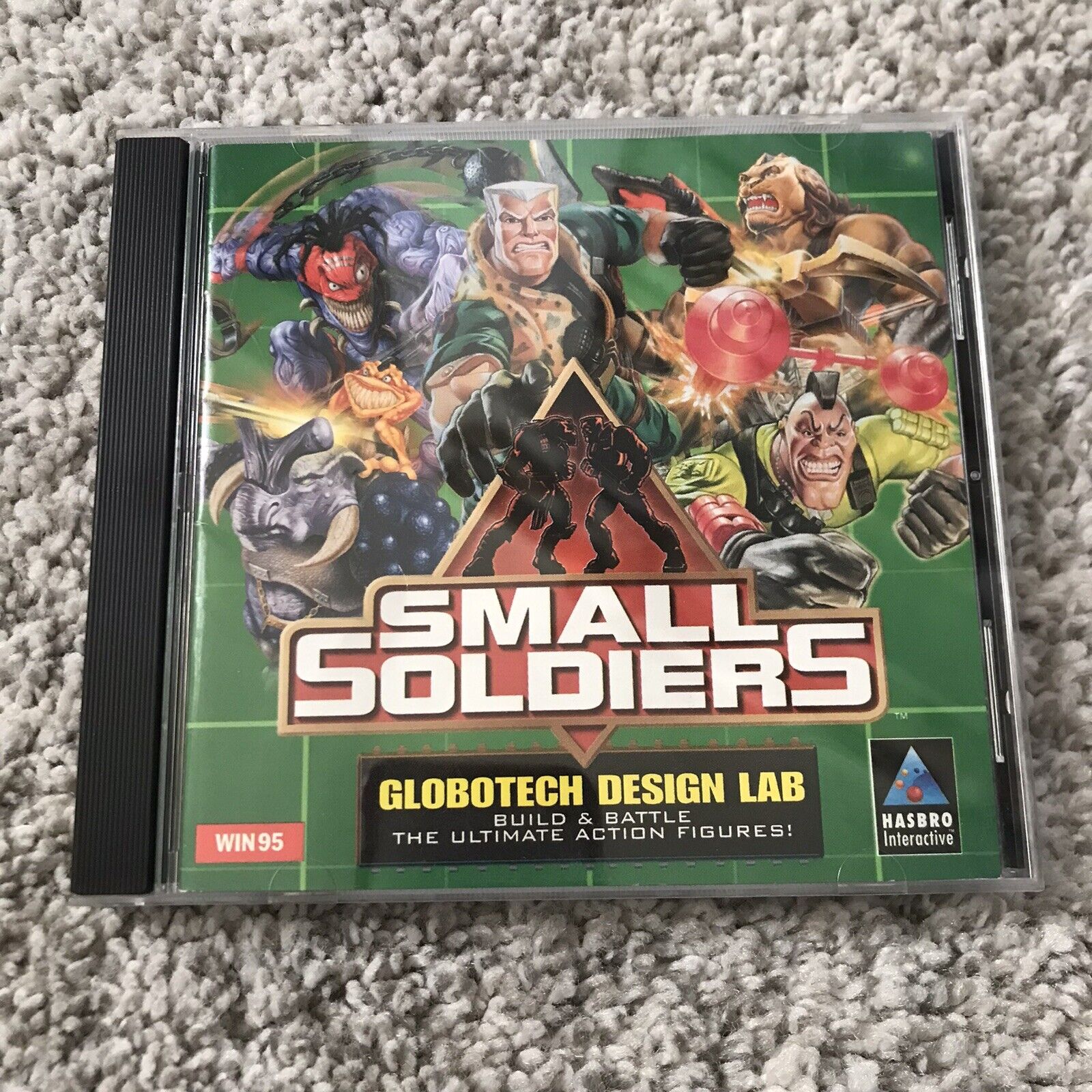 Vtg SMALL SOLDIERS Globotech Design Lab (Hasbro 1998 PC CD-ROM Game) 90s