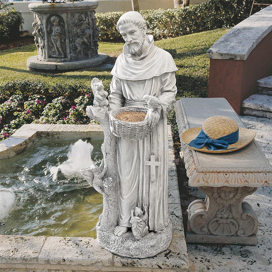 Design Toscano Nature\'s Nurturer, St. Francis Sculpture: Large