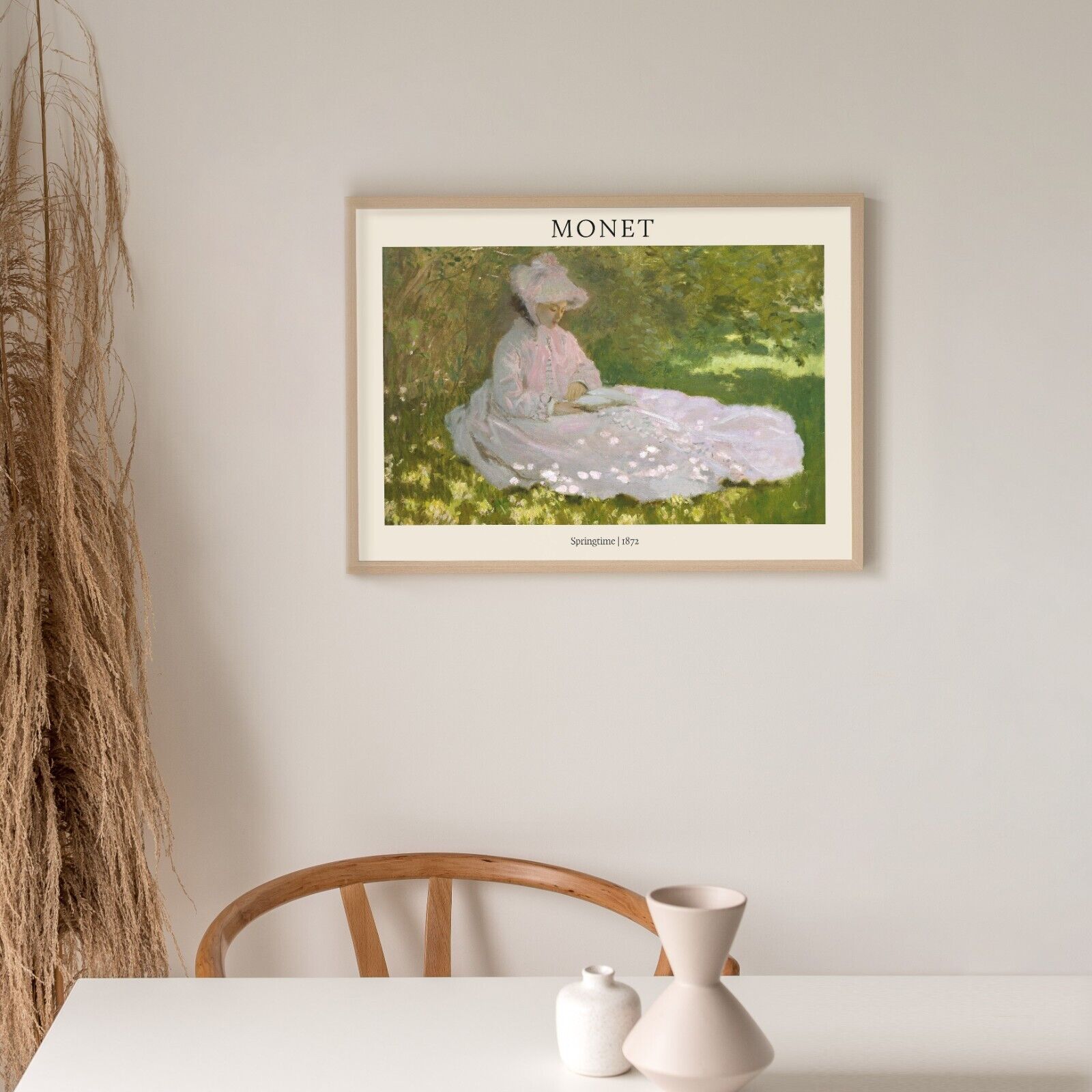 Claude Monet: Springtime - Art Poster - Retro Poster - Vintage Wall Art Prints