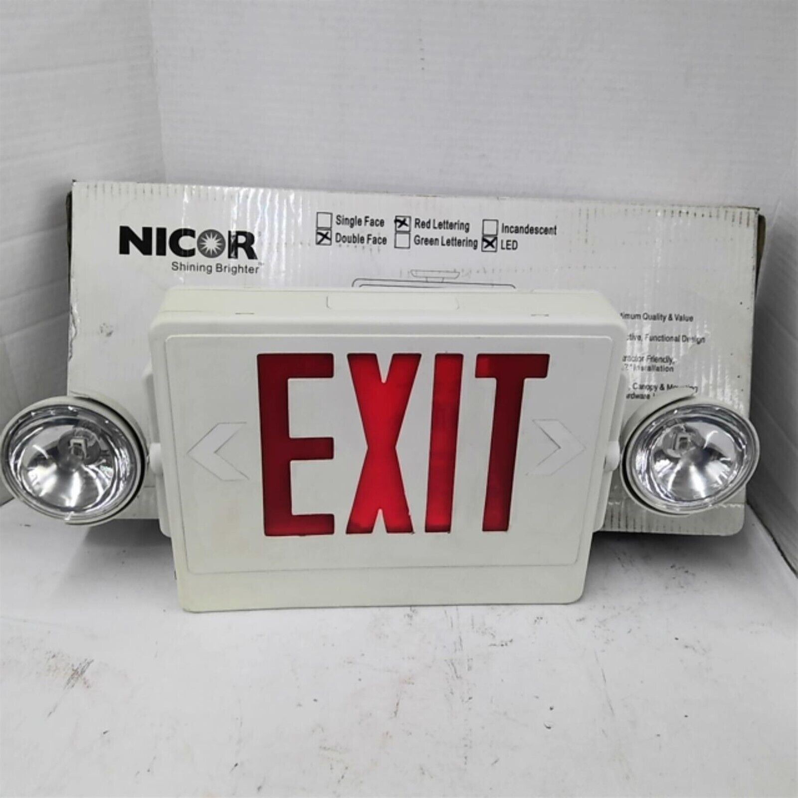 Nicor 18201 Emergency Exit Light
