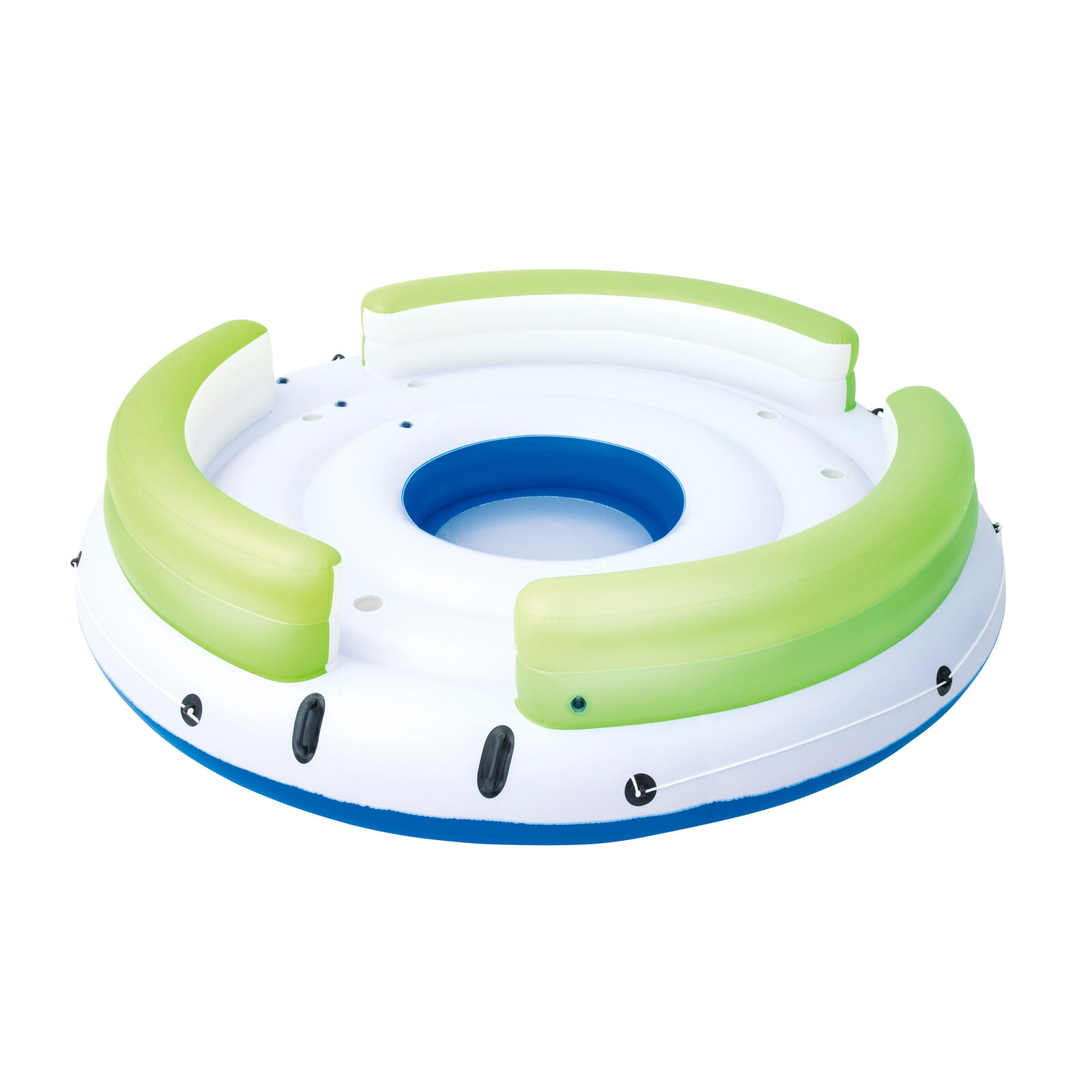 Bestway CoolerZ Lazy Dayz 6-Person Inflatable Floating Island Lounge Raft 43135E