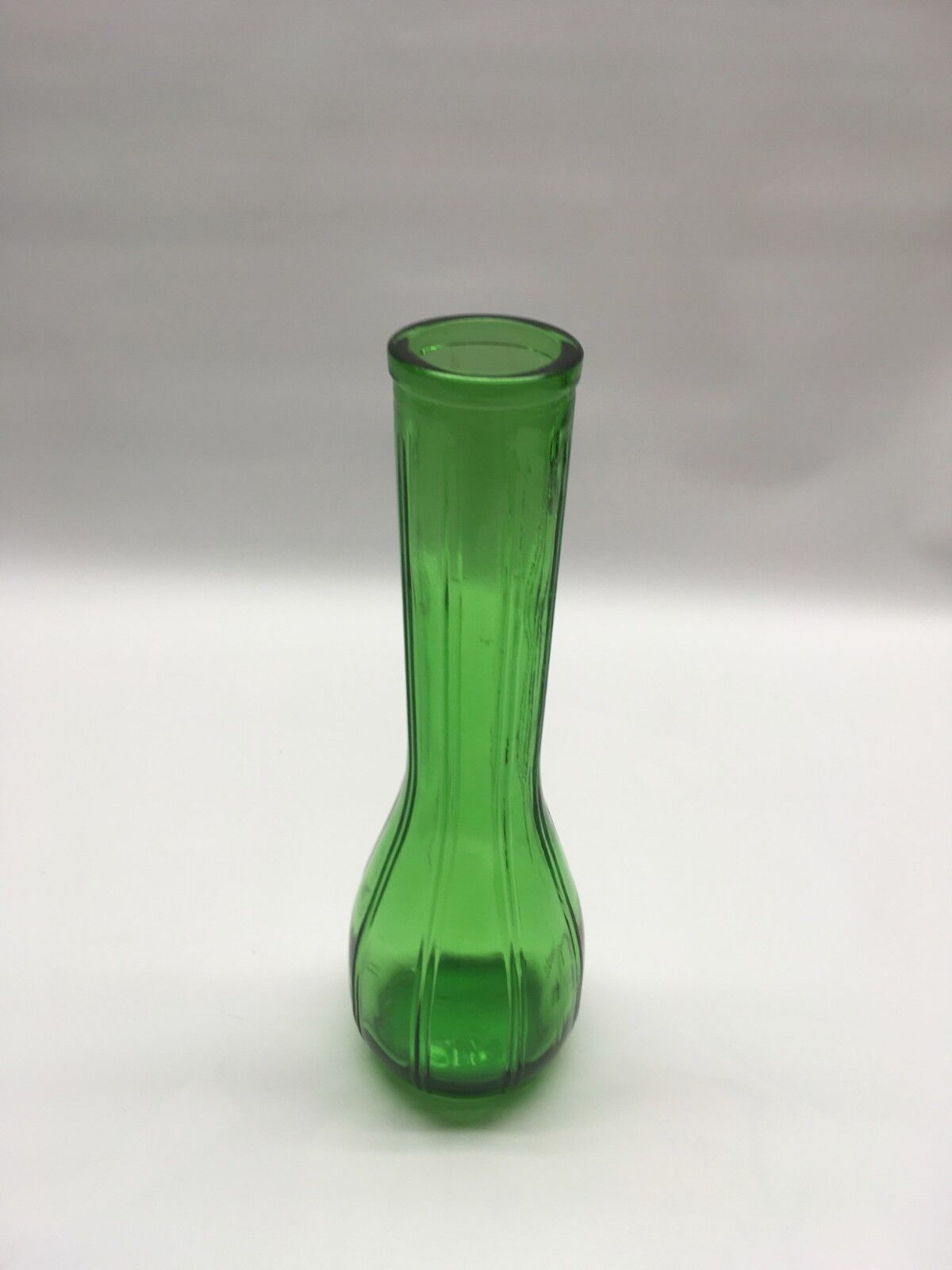 vase glass green vintage pgc 1100