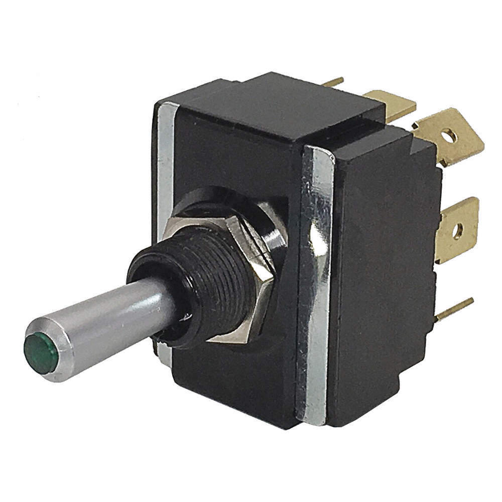 CARLING TECHNOLOGIES LT2561-603-012 Toggle Switch,DPDT,20A @ 12V,QuikConnct 10C5