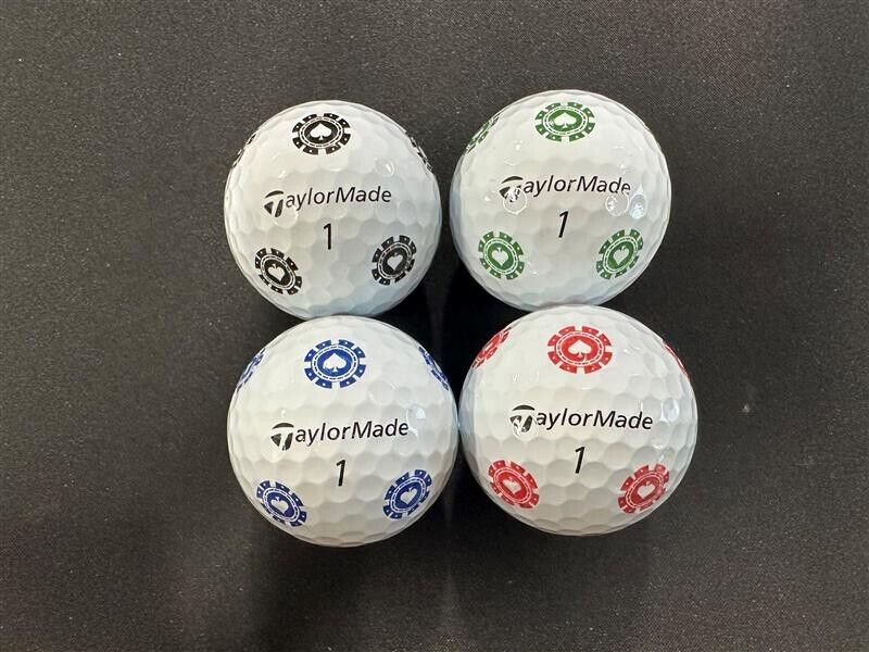 12 Poker Chip Taylormade TP5 Pix AAAAA/Mint Golf Ball *RARE*