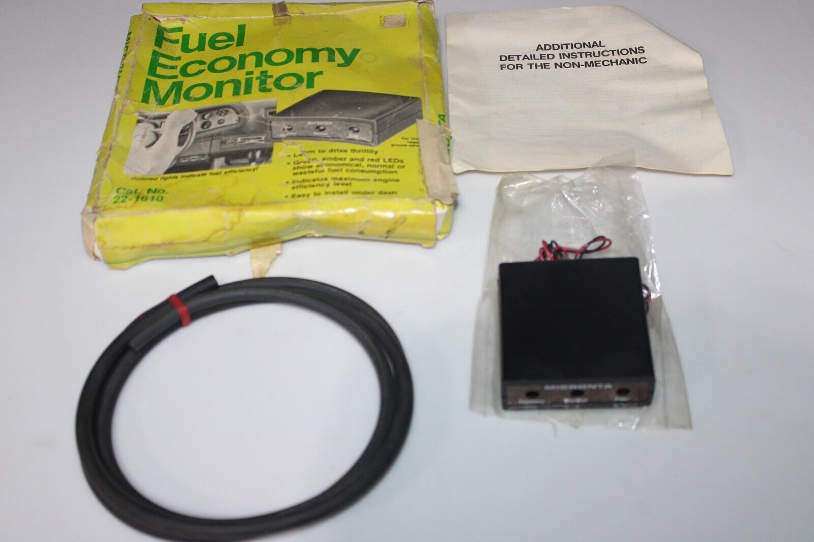 NOS Micronta 22-1610 Fuel Economy monitor vacuum