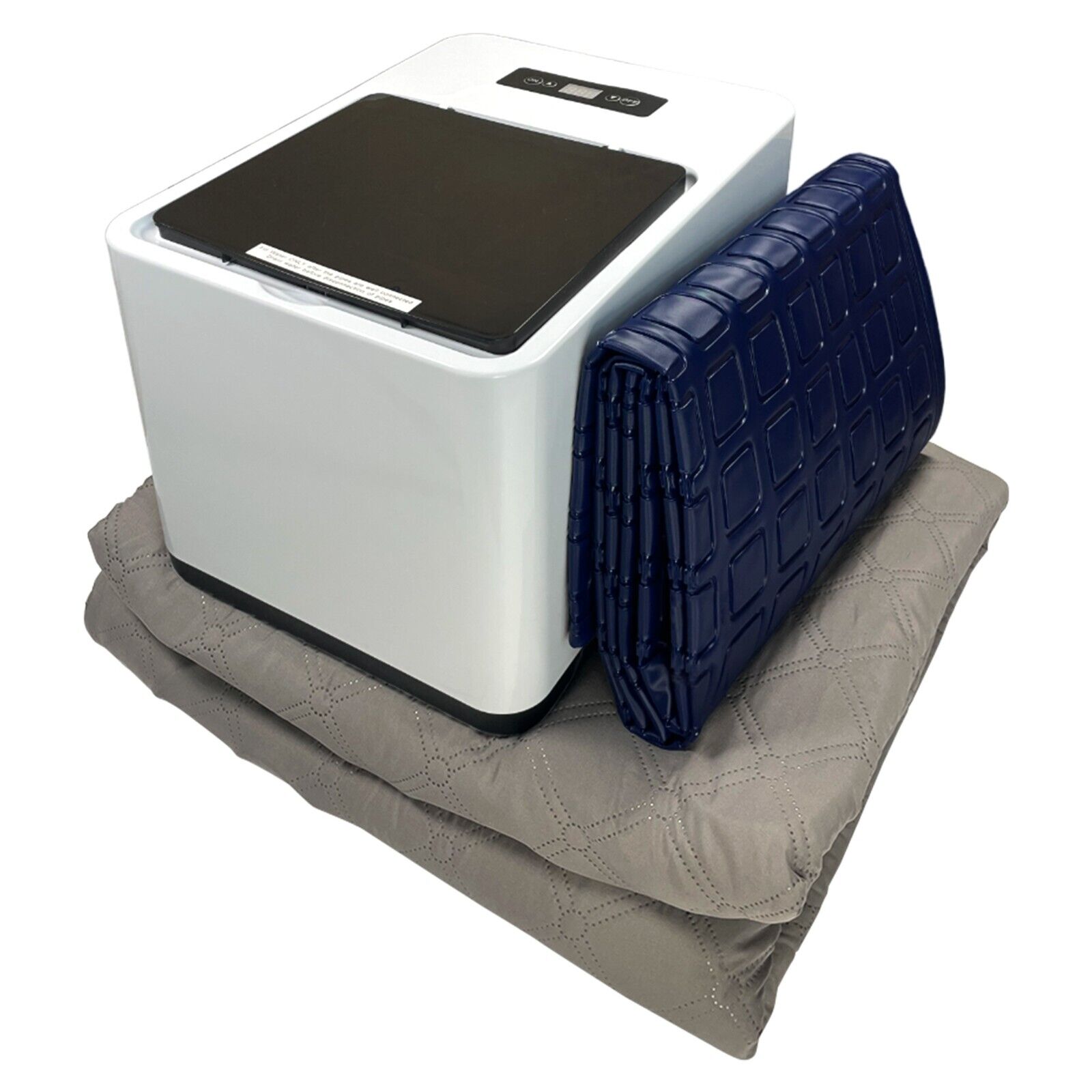 Cold Flash Sleep Cooling System. Compressor Chilled Cooling Pad