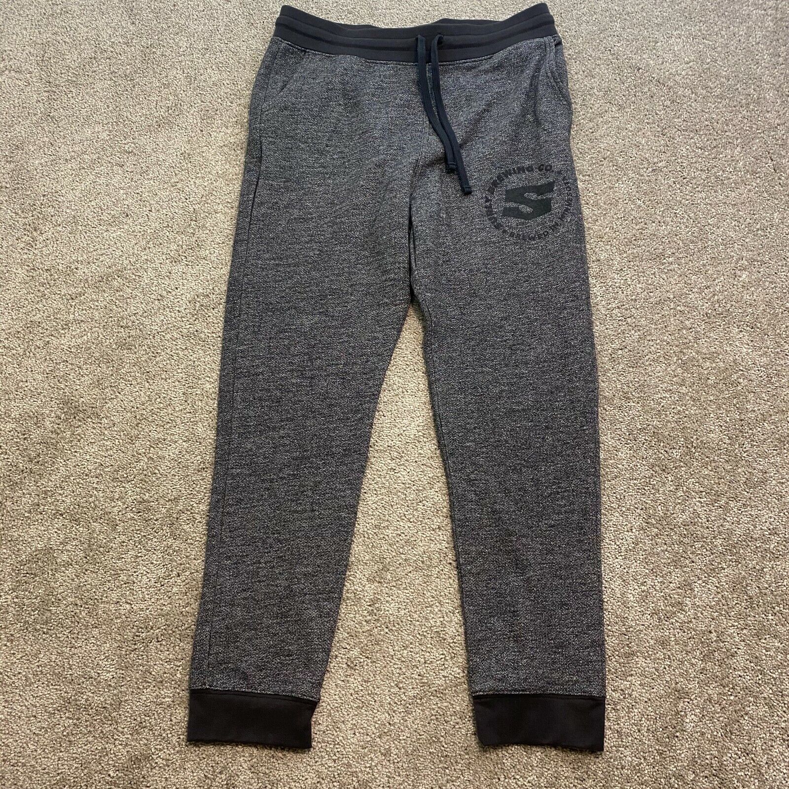 Surly Brewing Co Jogger Sweatpants Women\'s XXL 2XL Gray Knit Logo Front NWT