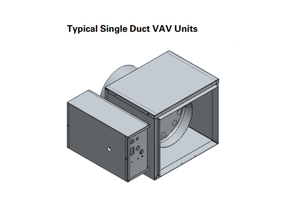 Trane Variable Volume VariTrane Single-Duct VAV Terminal Unit Cooling 12\