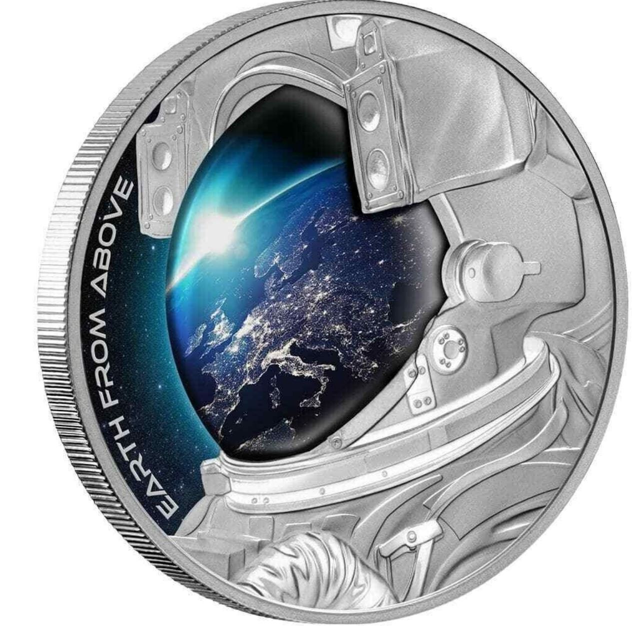 EARTH FROM ABOVE 2022 1 oz Proof Silver Coin - Niue