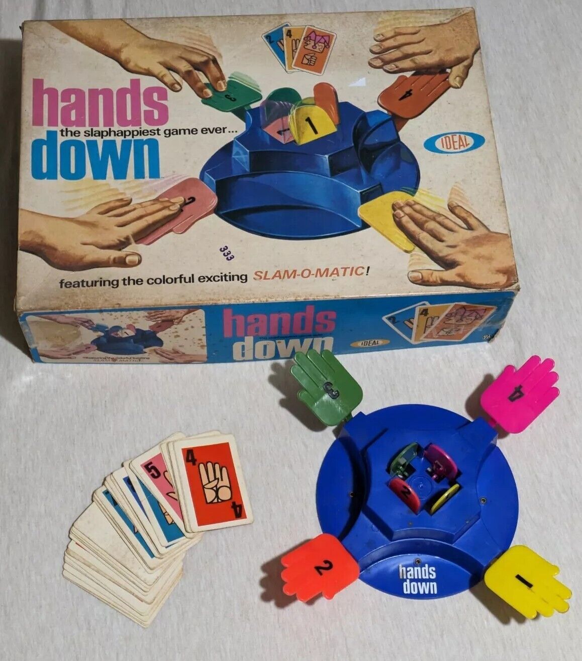 Vintage 1965 Hands Down Game by IDEAL Children\'s Slam-O-Matic▪︎NEW