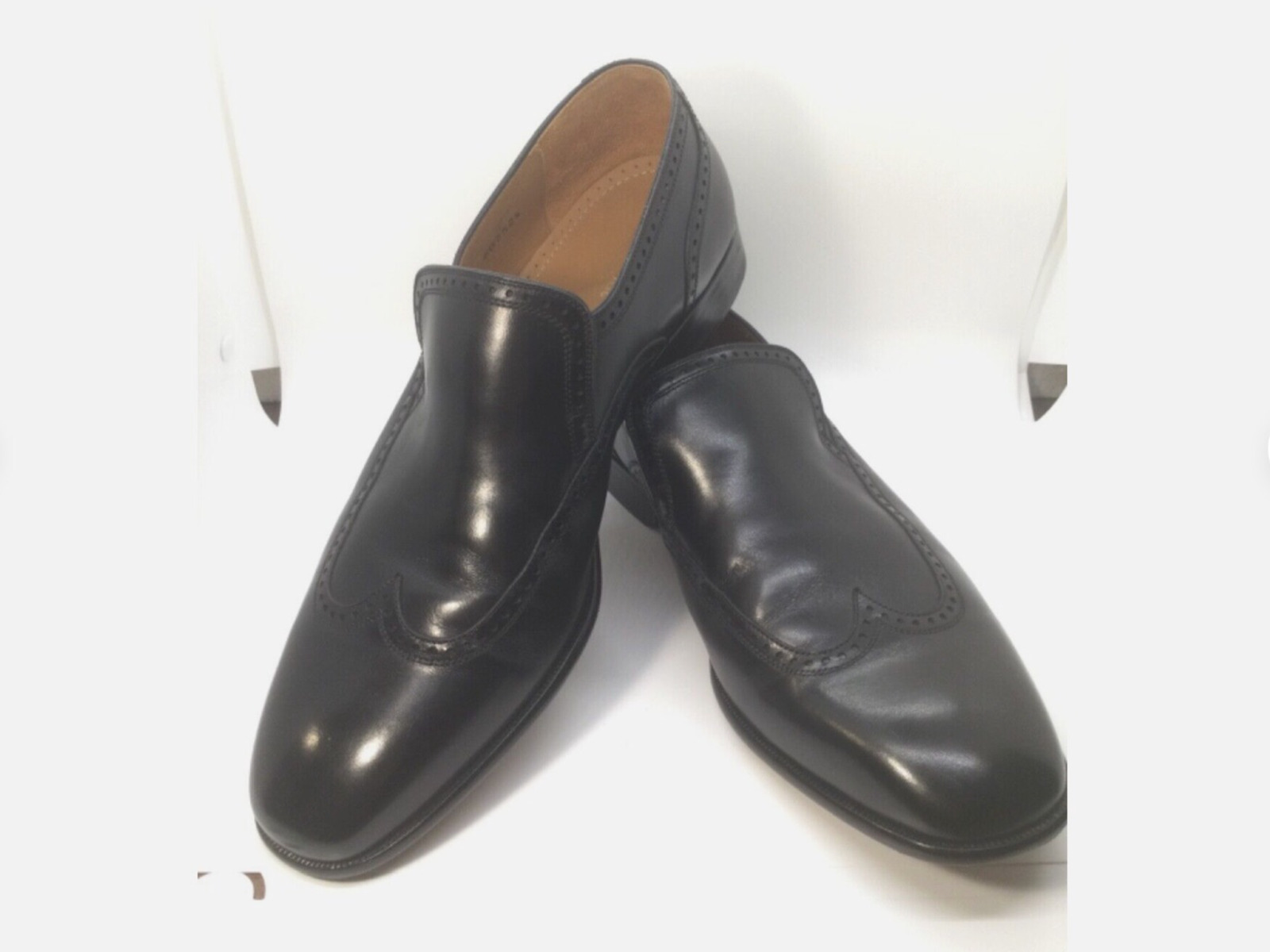 E.T. Wright Shoes, Masters Collection, Black Dress Slip on, Size 10.5 EE, Spain