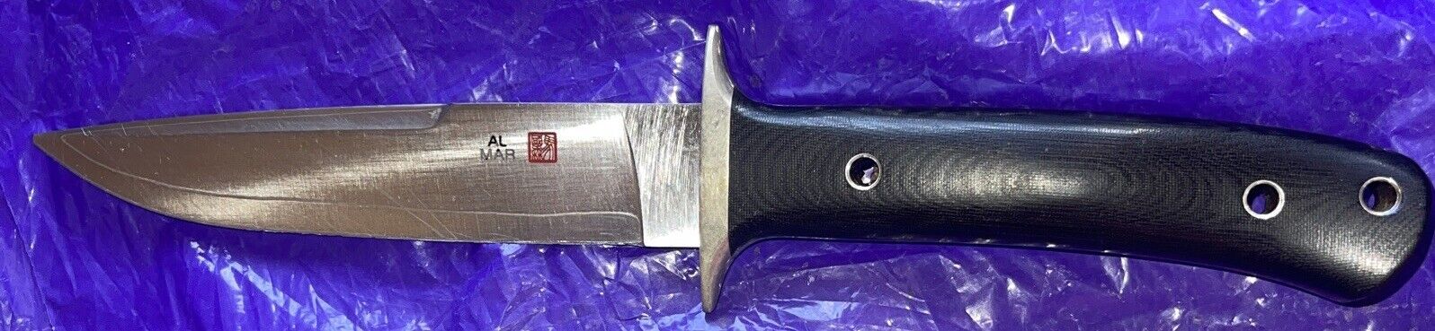 vintage AL MAR Shiva fixed blade knife Dagger