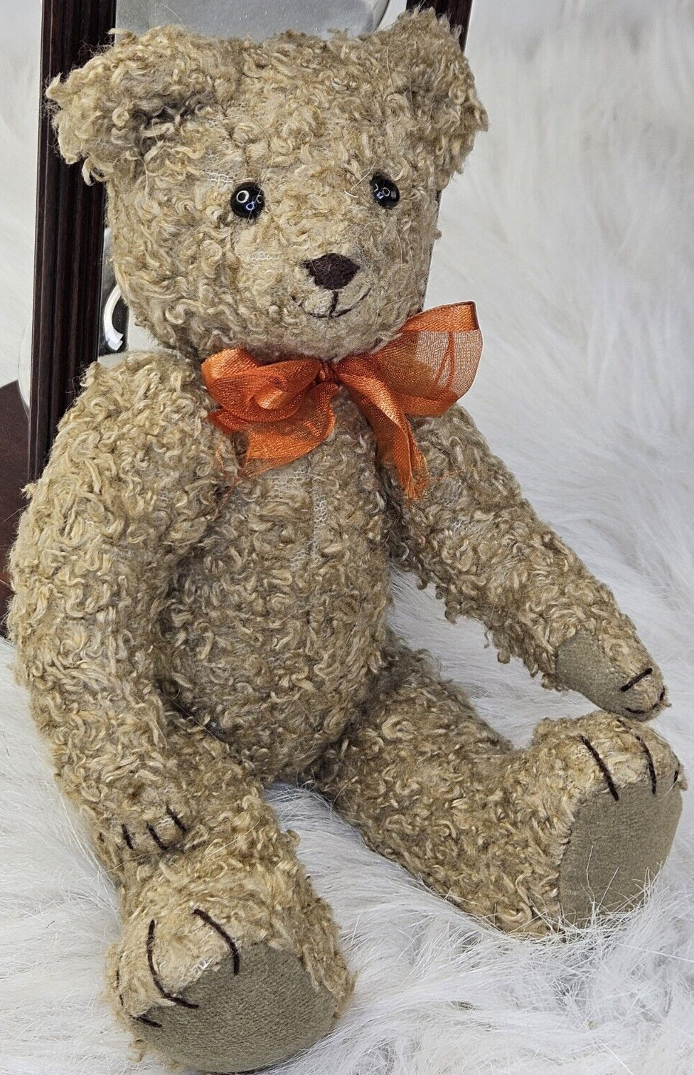 Hand Made in Hungary OOAK Mohair Teddy Bear Vintage RARE 10\