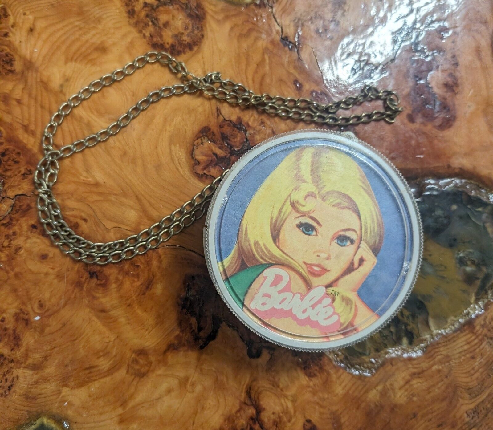 Vintage Barbie Picture frame Pendant Radio- Does not work-1974
