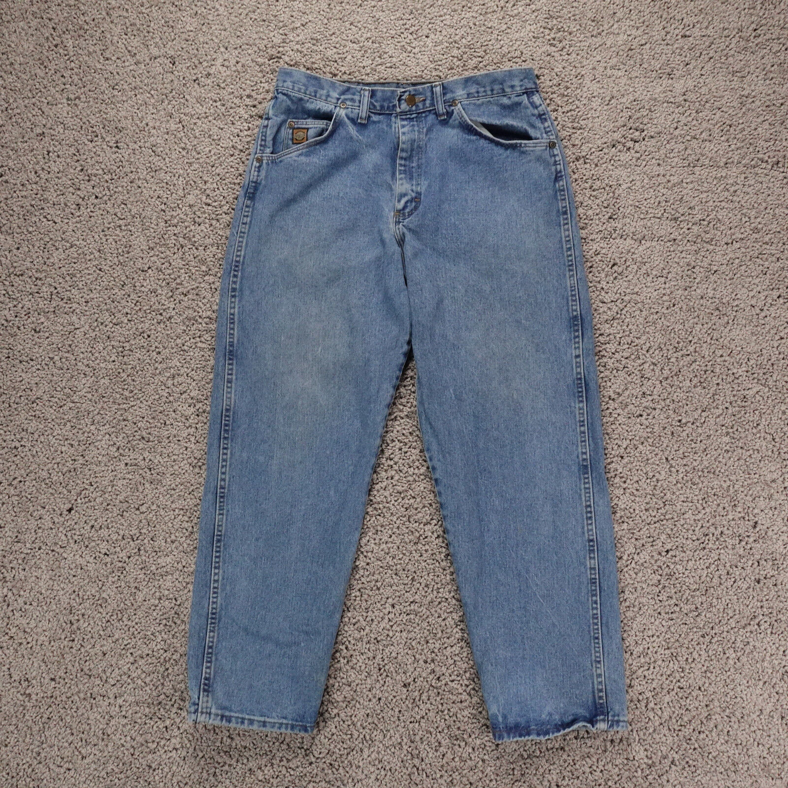 Vintage Wrangler Hero Jeans 34x30 Mens Baggy Loose Tapered 90s Y2K