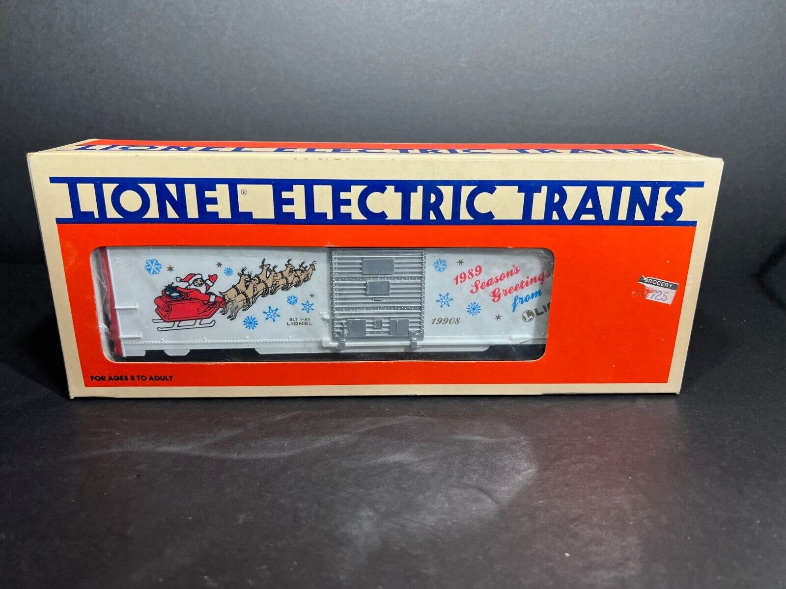 1989 Lionel 6-19908 Holiday Box Car \