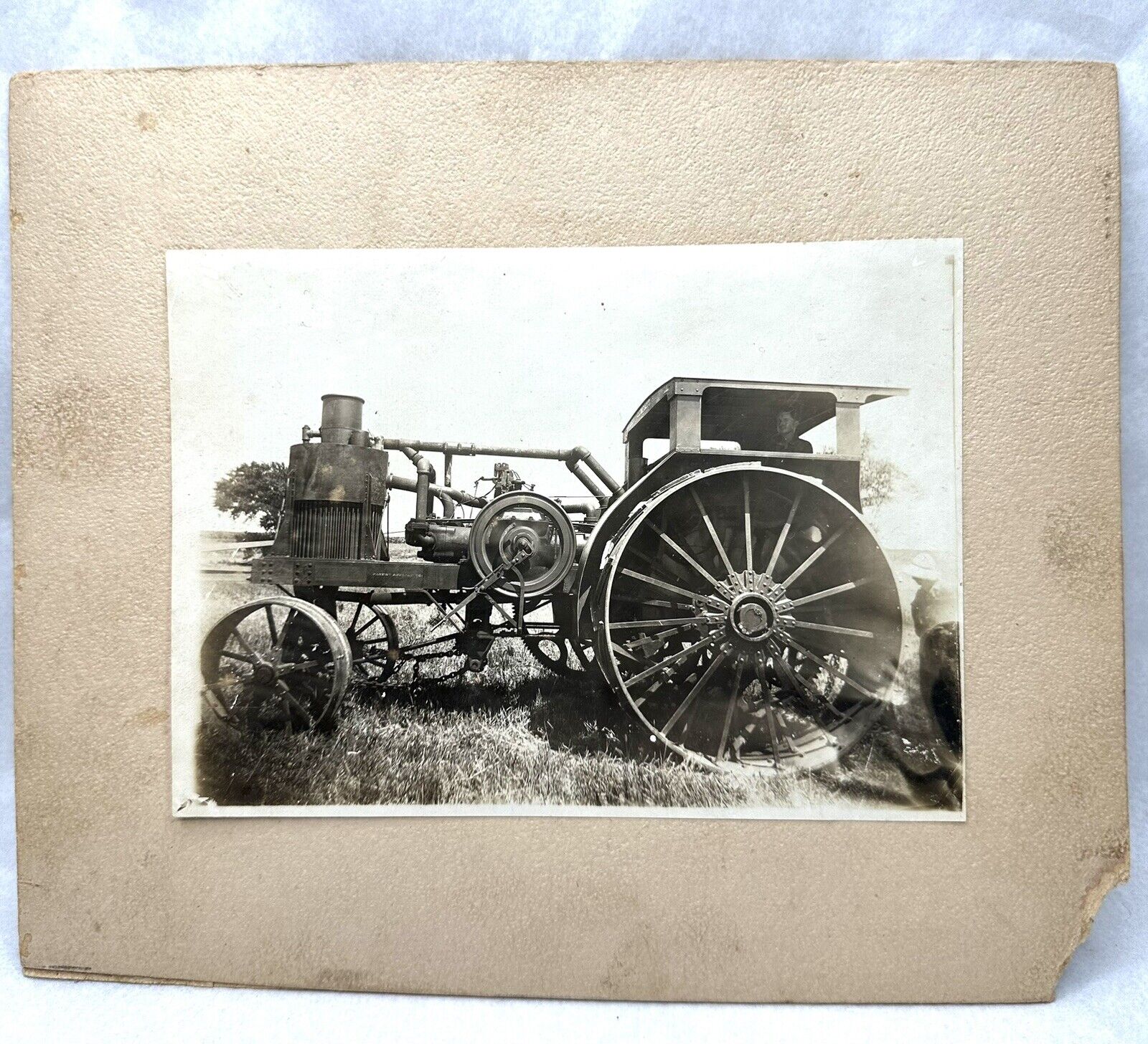 Antique Early 1900s Avery Company Tractor Photo Photograph 