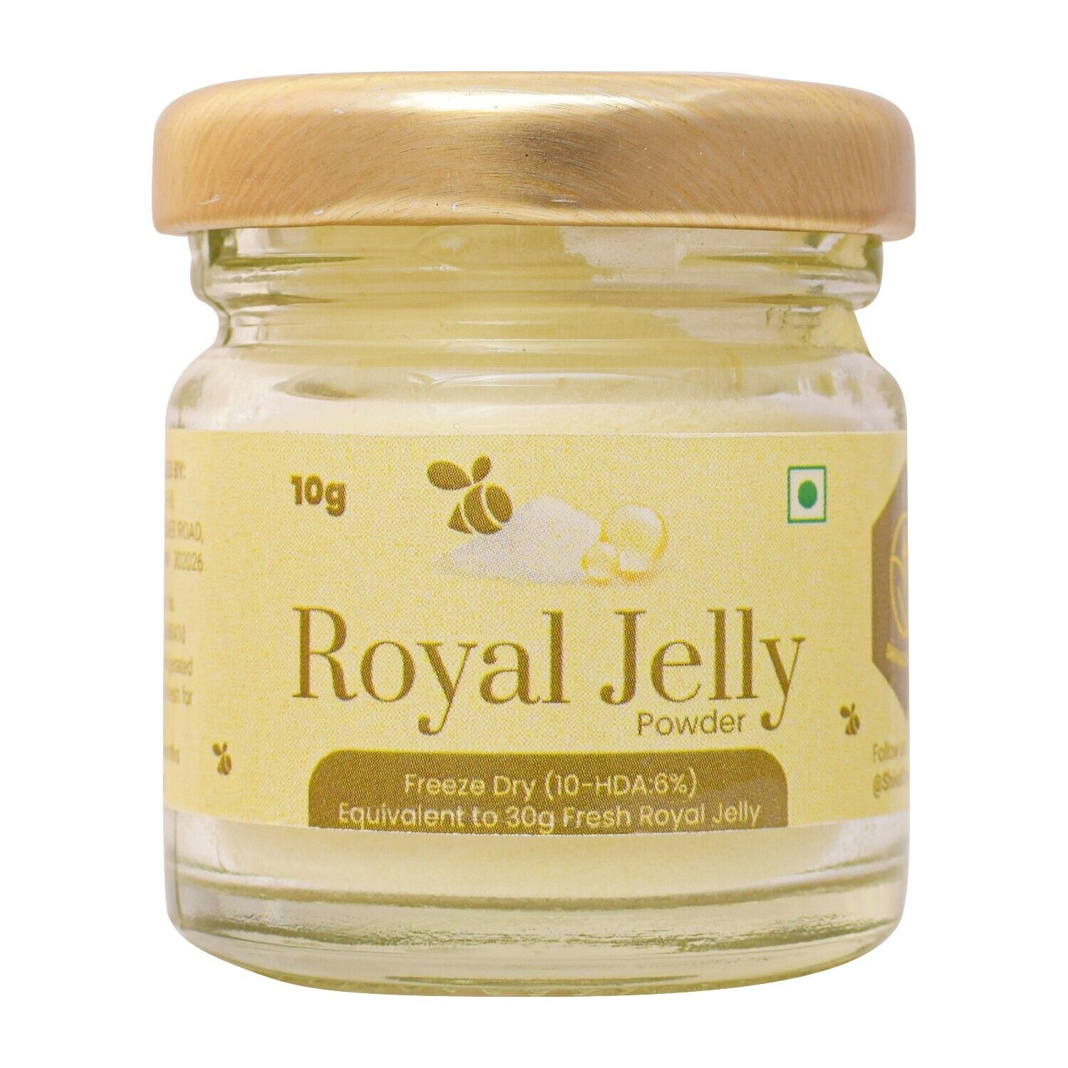 Royal Jelly Powder - Freeze Dry 10-HDA:6% - 1g Per Serving