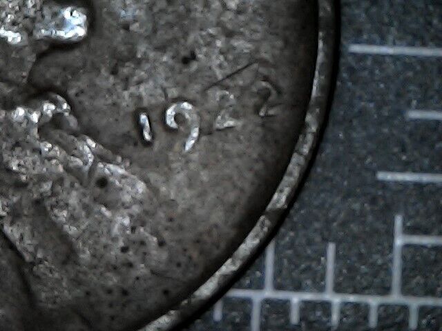 1922 No D Lincoln Cent Strong Reverse Fine Detail
