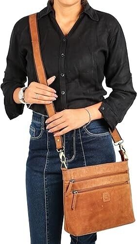 Handmade Vintage Small goat leather Shoulder Purse Women\'s Crossbody Handbags