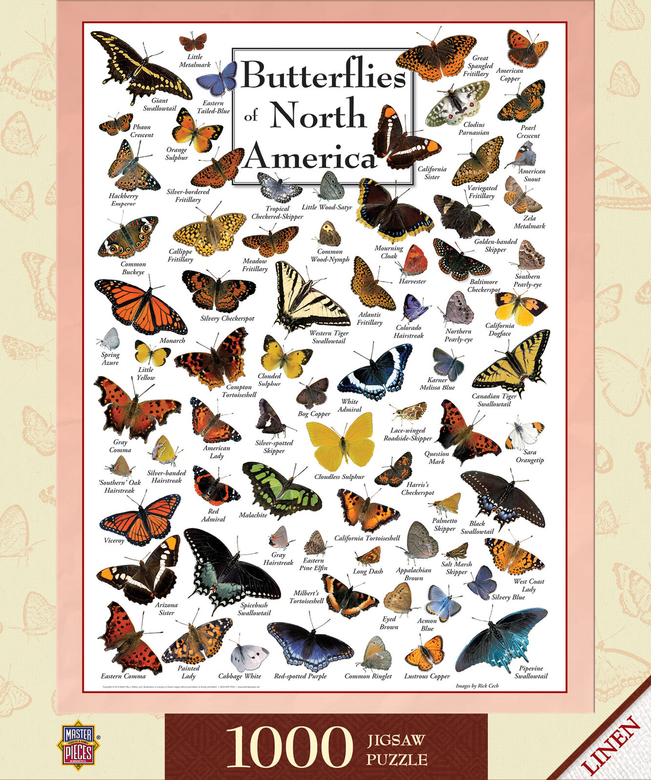 MasterPieces - Butterflies of North America 1000 Piece Jigsaw Puzzle