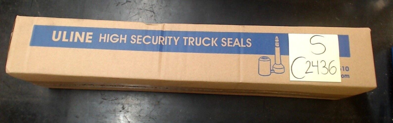 H-435BLU (Unopened) Uline High Security Truck Seals, box of 50