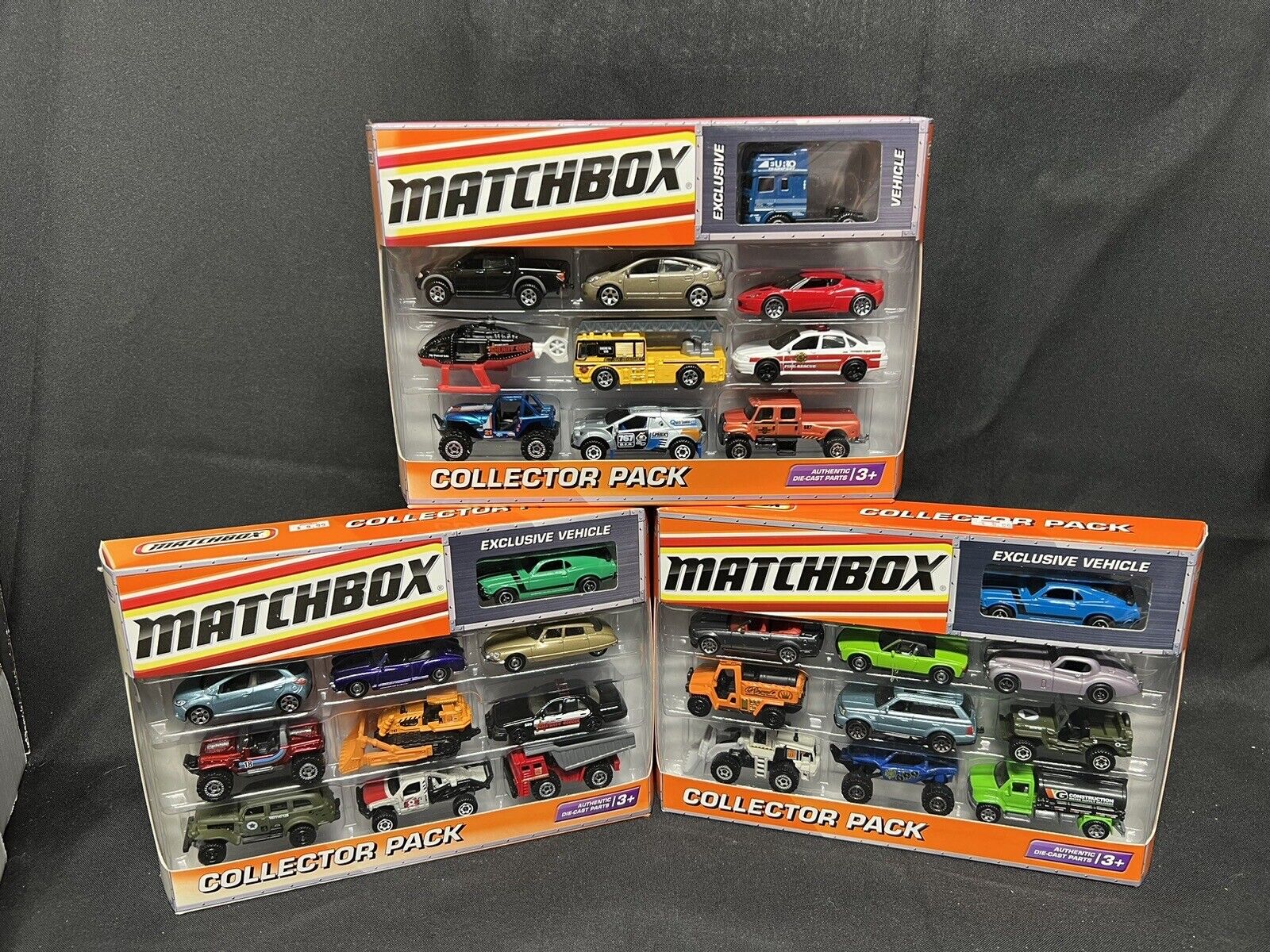 2009 Matchbox 9 Pack + Exclusive Lot of 3 (30 Cars New/Vintage)