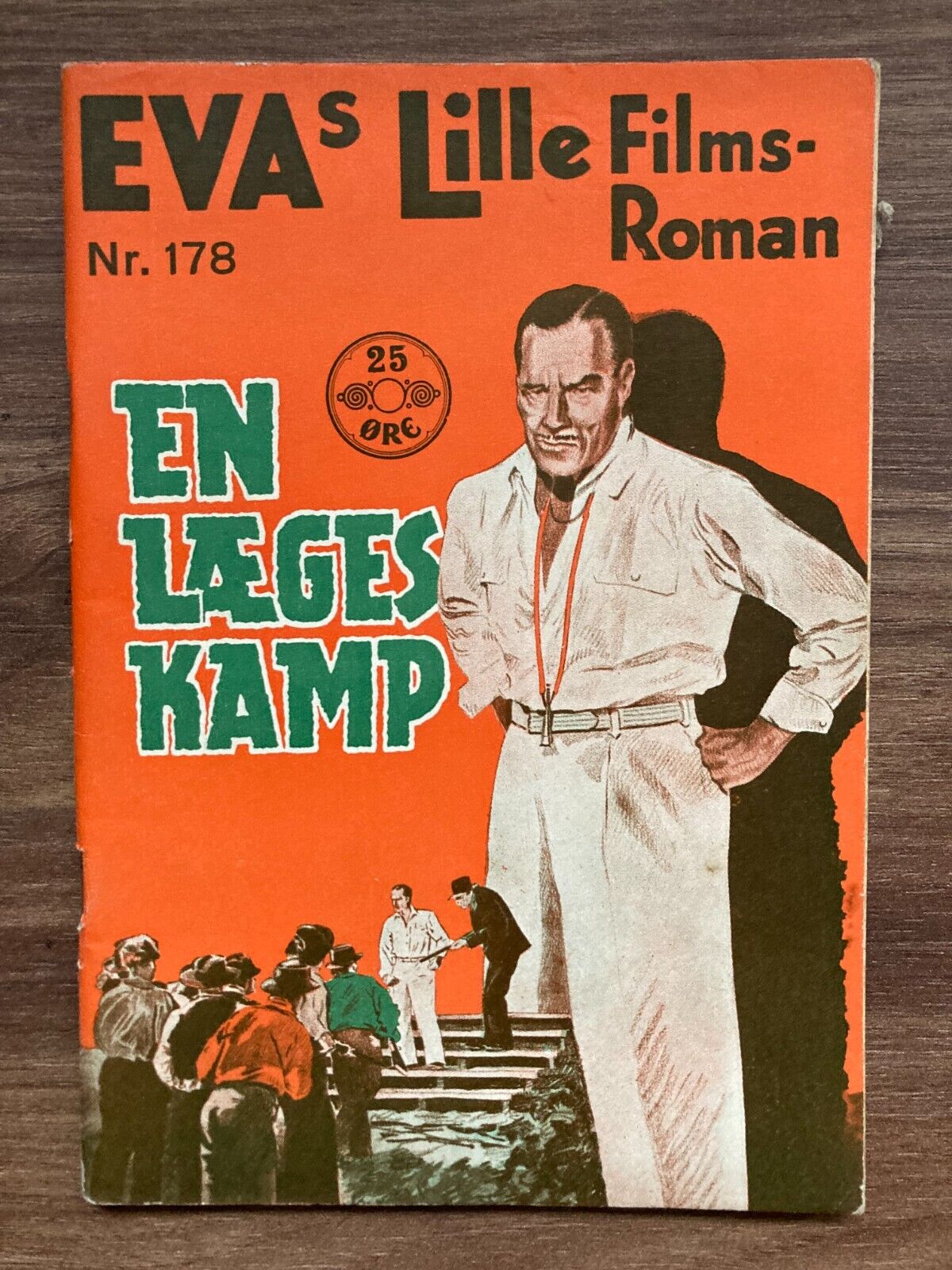 The Strange Case of Dr. Meade Jack Holt 1938 Danish Novel EVAs Lille Films-Roman