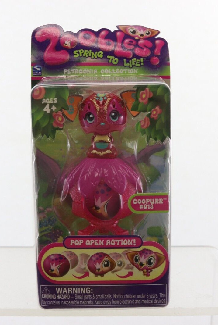 Zoobles Toy Spring To Life Petagonia Pack Coopurr #013 Spin Master New NIP 2010