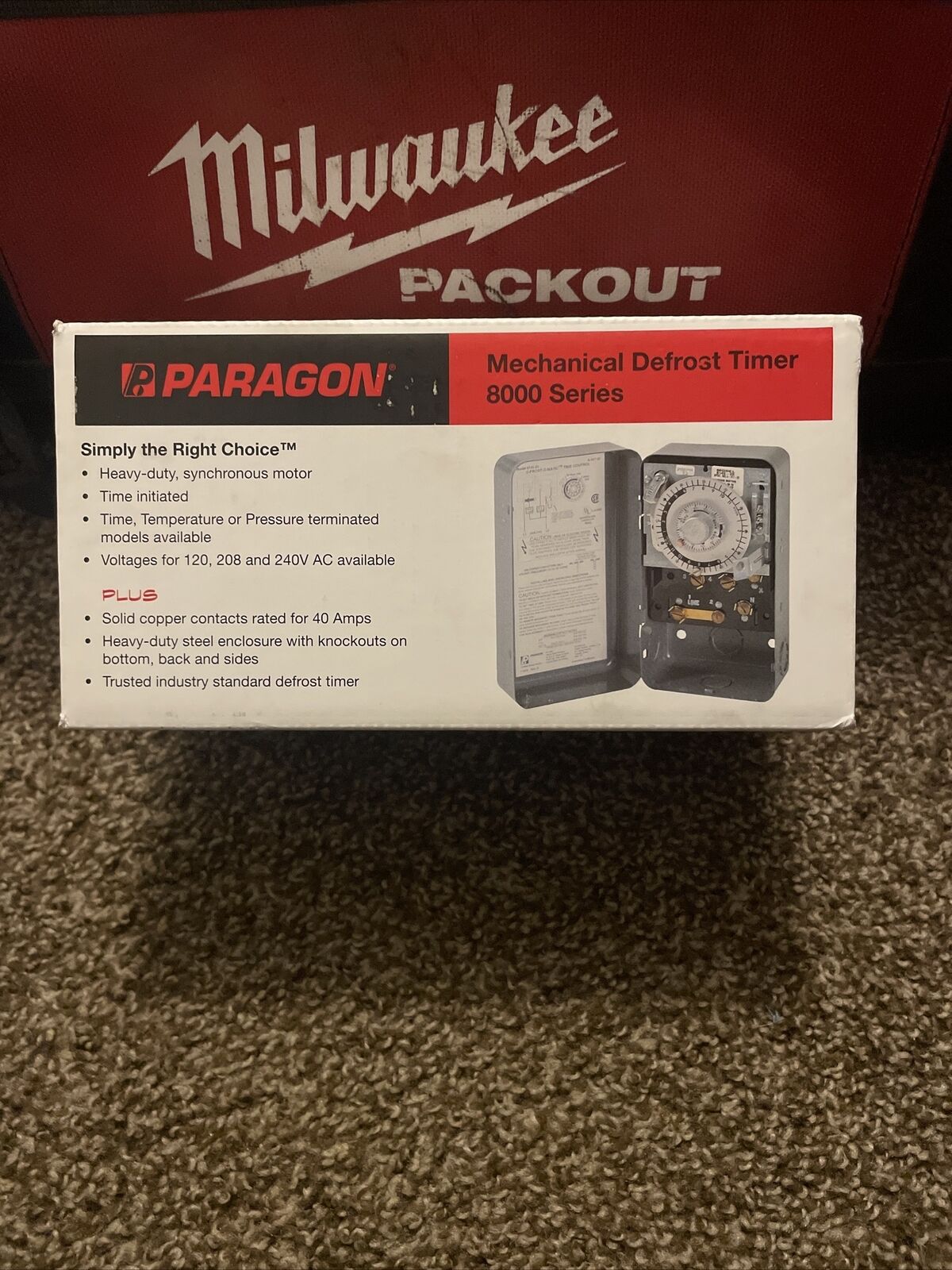 Paragon Mechanical Defrost Timer 8000 Series, PN 8141-00, New Ships Free