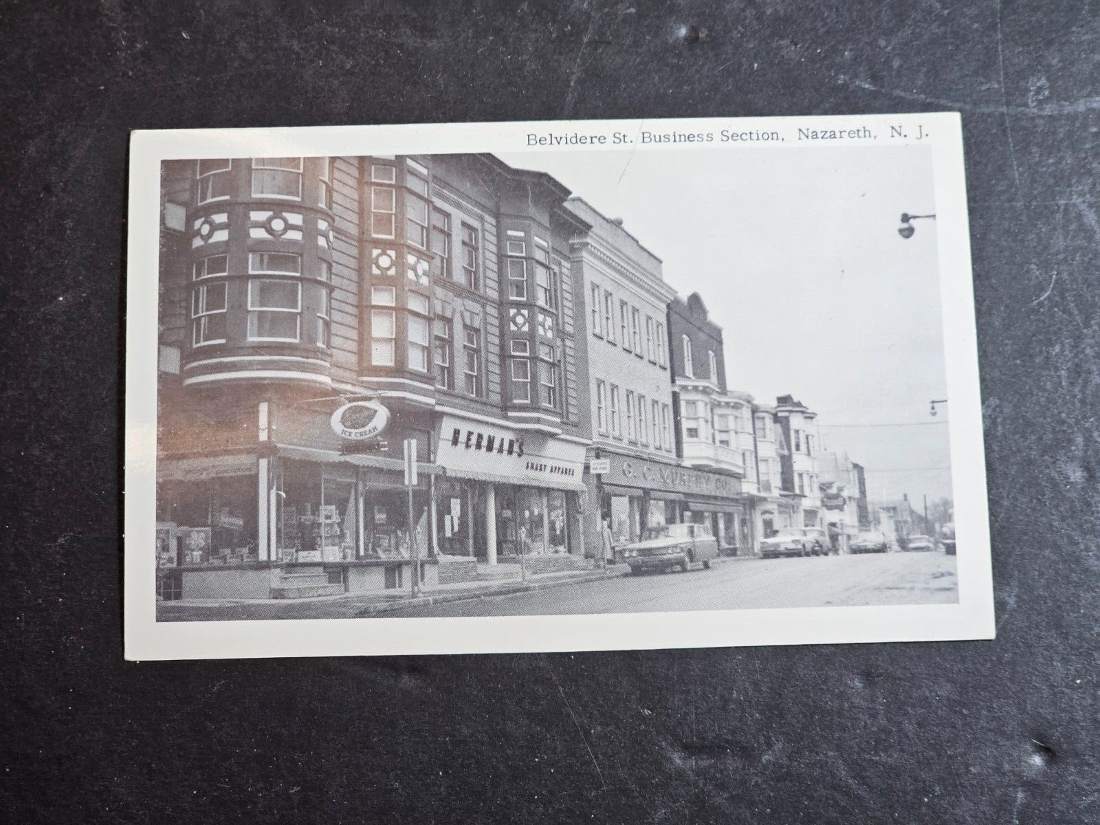 Nazareth Pa postcard 1950s/60s belvidere street