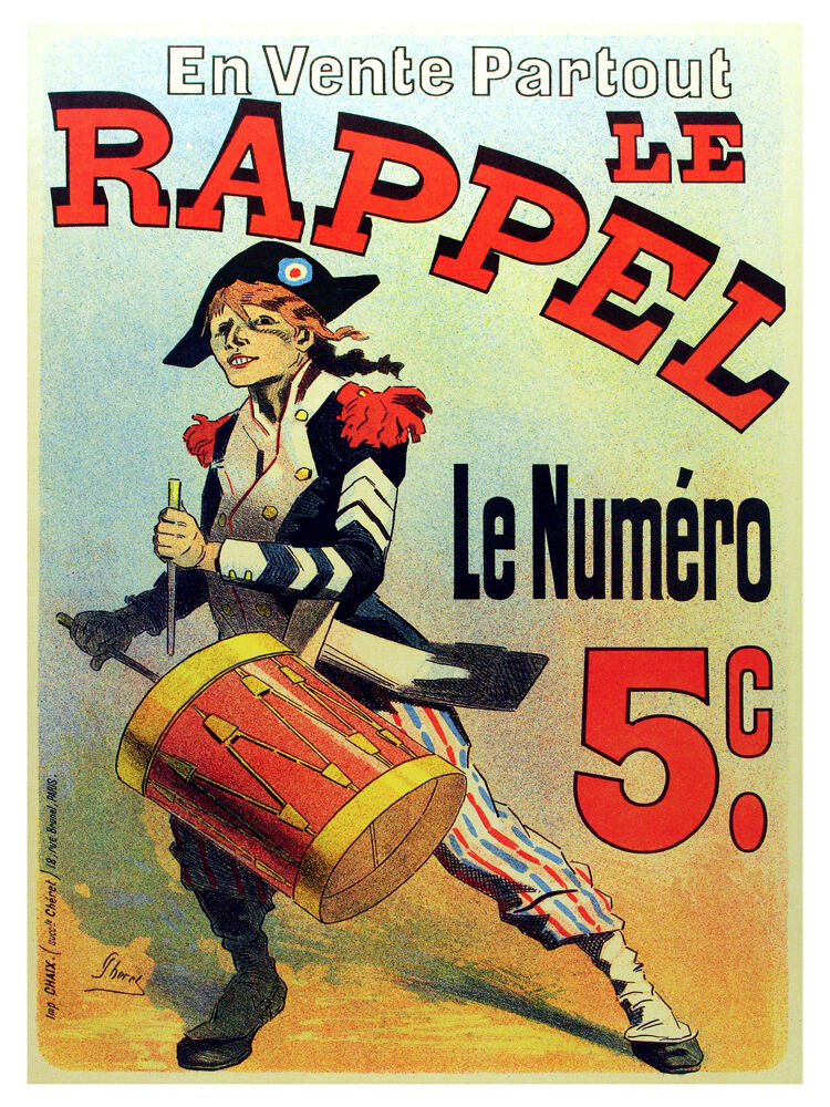 Le Rapel le numero Vintage POSTER.Graphic Design.Wall Art Decoration.3260