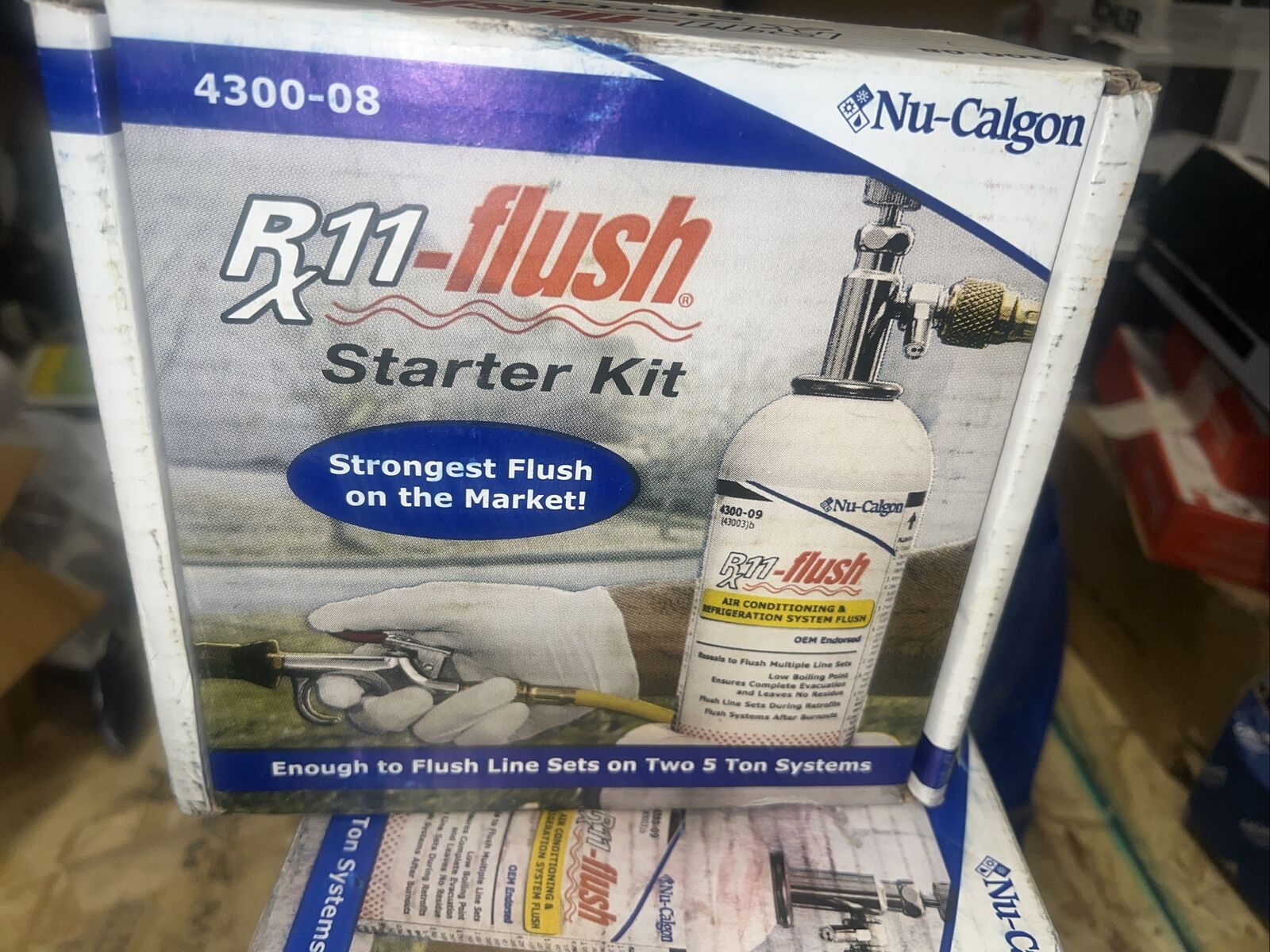 Nu-Calgon 4300-08 Rx11-flush Starter Kit, AC/R System Flush