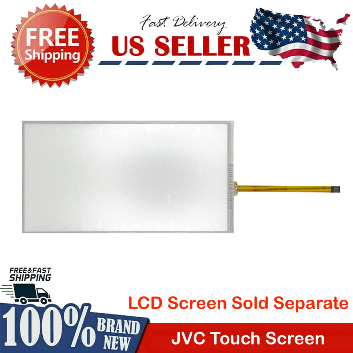 JVC KWM750BT KW-M750BT Replacement Touch Screen Glass Panel Digitizer