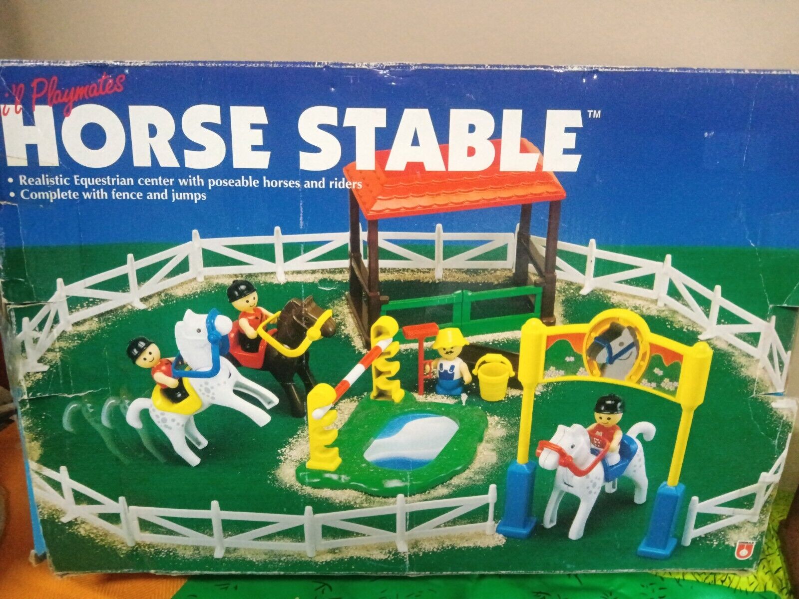 Vintage Lil Playmates Horse Stable farm