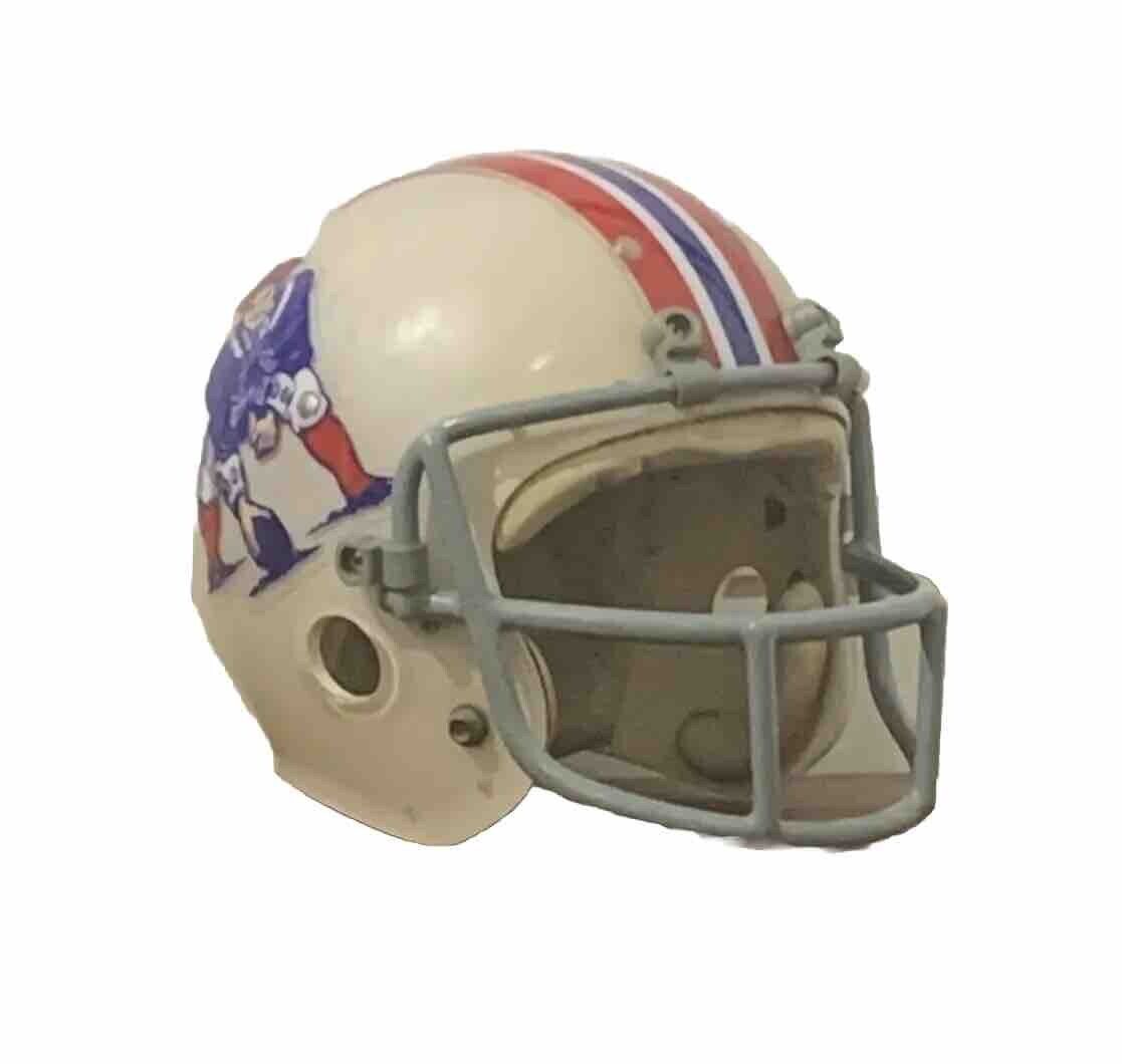1976 New England Patriots Football Helmet  MacGregor 100MH Clear Shell 7 1/4
