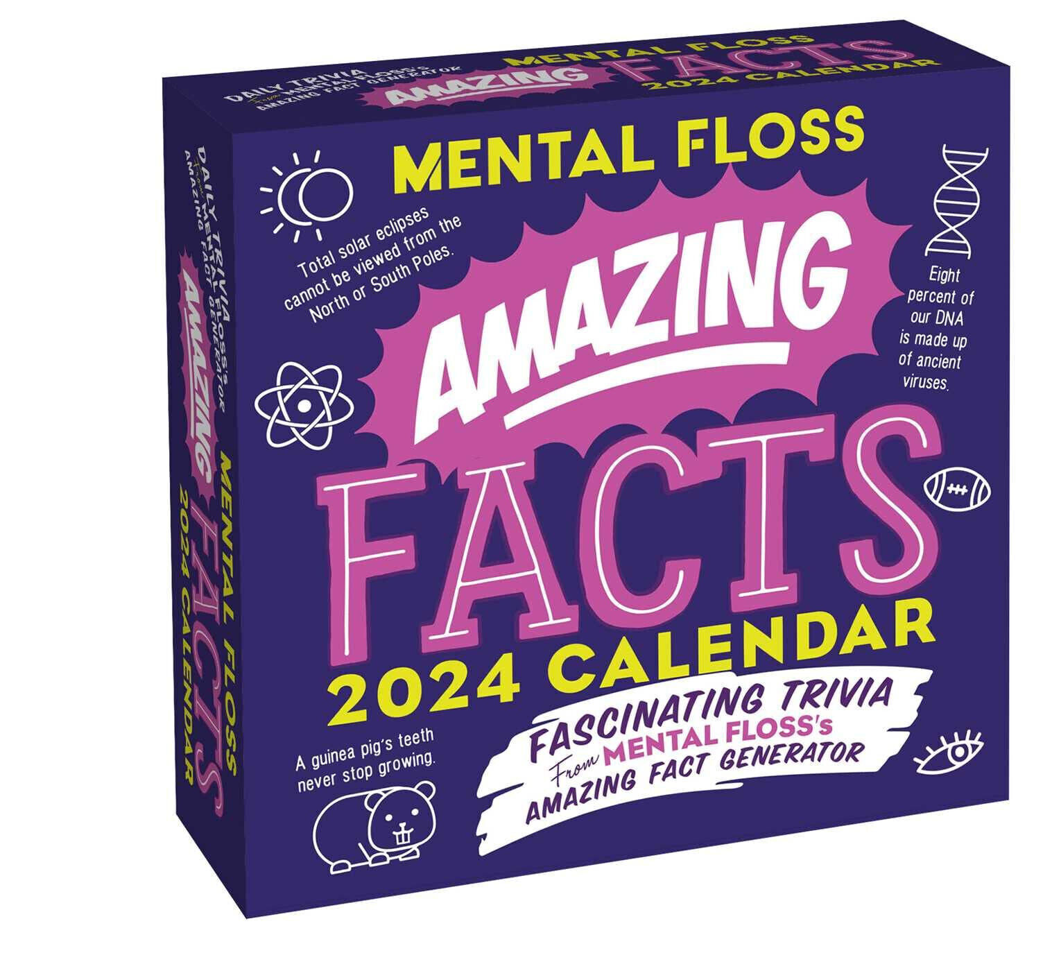 Andrews McMeel Amazing Facts from Mental Floss 2024 Day-to-Day Calendar