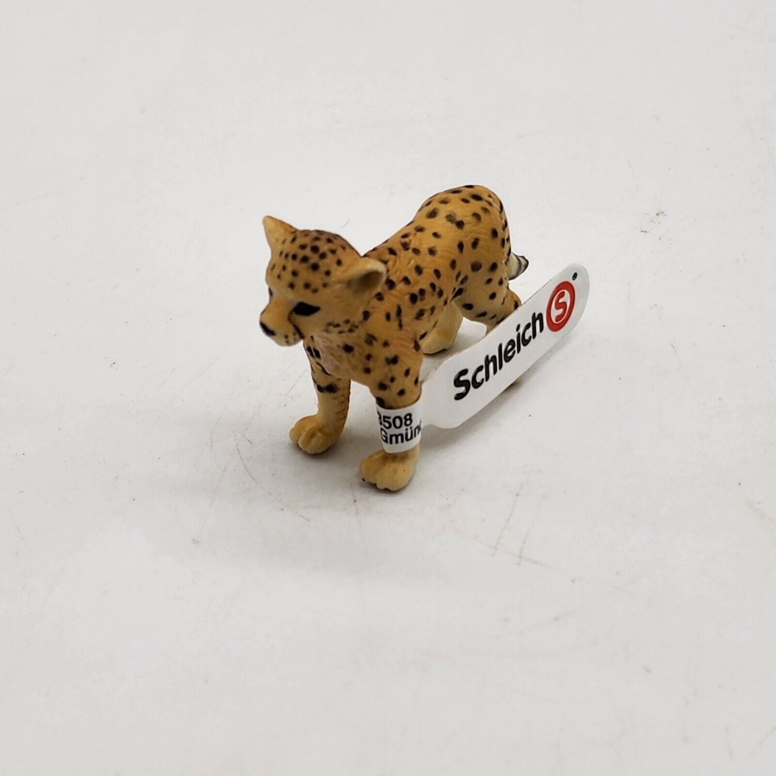 Schleich Cheetah Cub Figurine 14327 D-73508 Rare Retired Figure