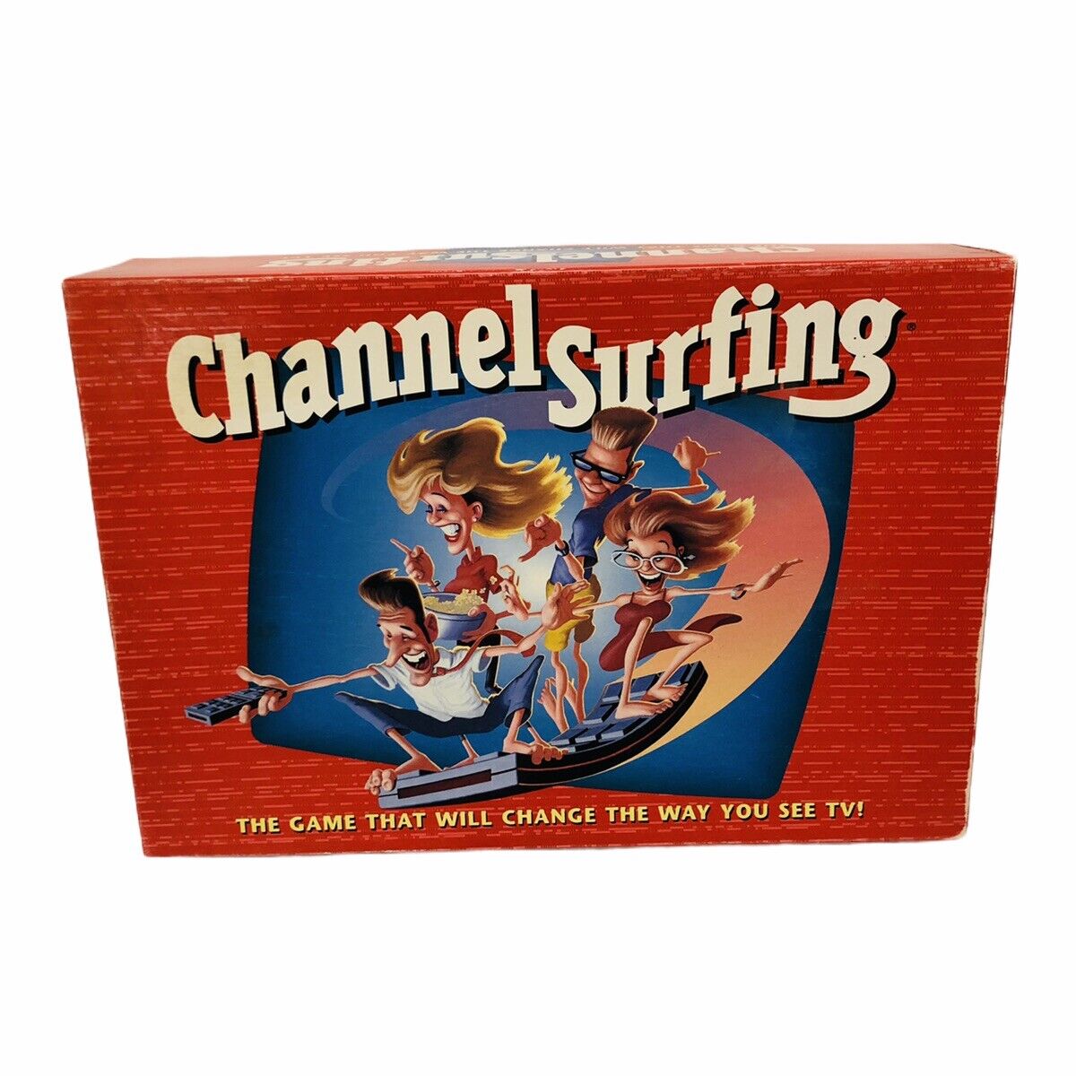 Channel Surfing TV Board Game Milton Bradley Vintage 1994